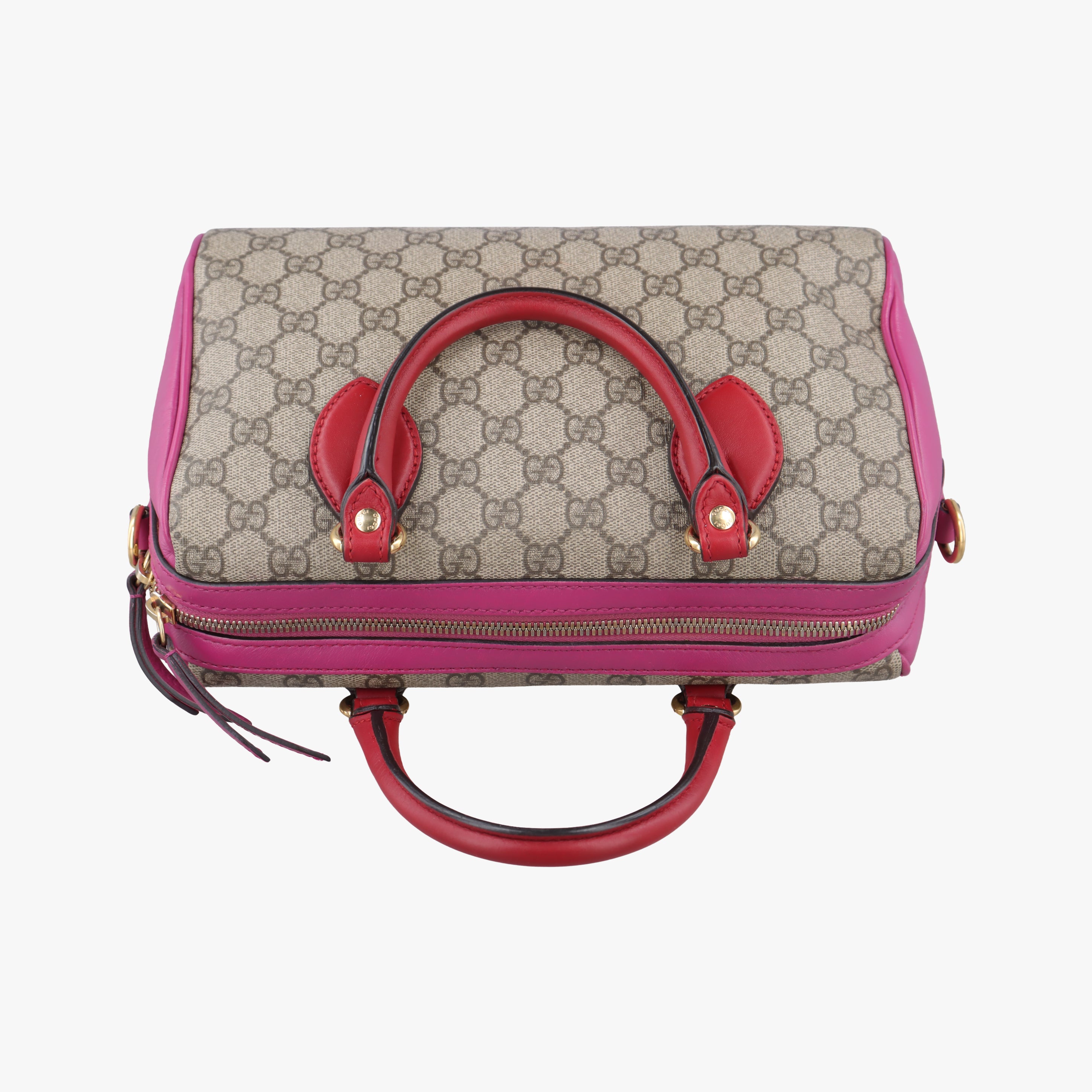 GG SUPREME beige×red×pink PVC coated canvas 409529 H019476764GGスプリーム ベージュ×レッド×ピンク PVCコーティングキャンバス 409529 H019476764