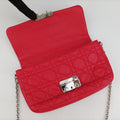 Miss Dior Cannage New Lock Red lambskin 02-LU-1111ミスディオール カナージュ ニューロック レッド ラムスキン 02-LU-1111