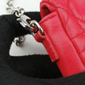 Miss Dior Cannage New Lock Red lambskin 02-LU-1111ミスディオール カナージュ ニューロック レッド ラムスキン 02-LU-1111
