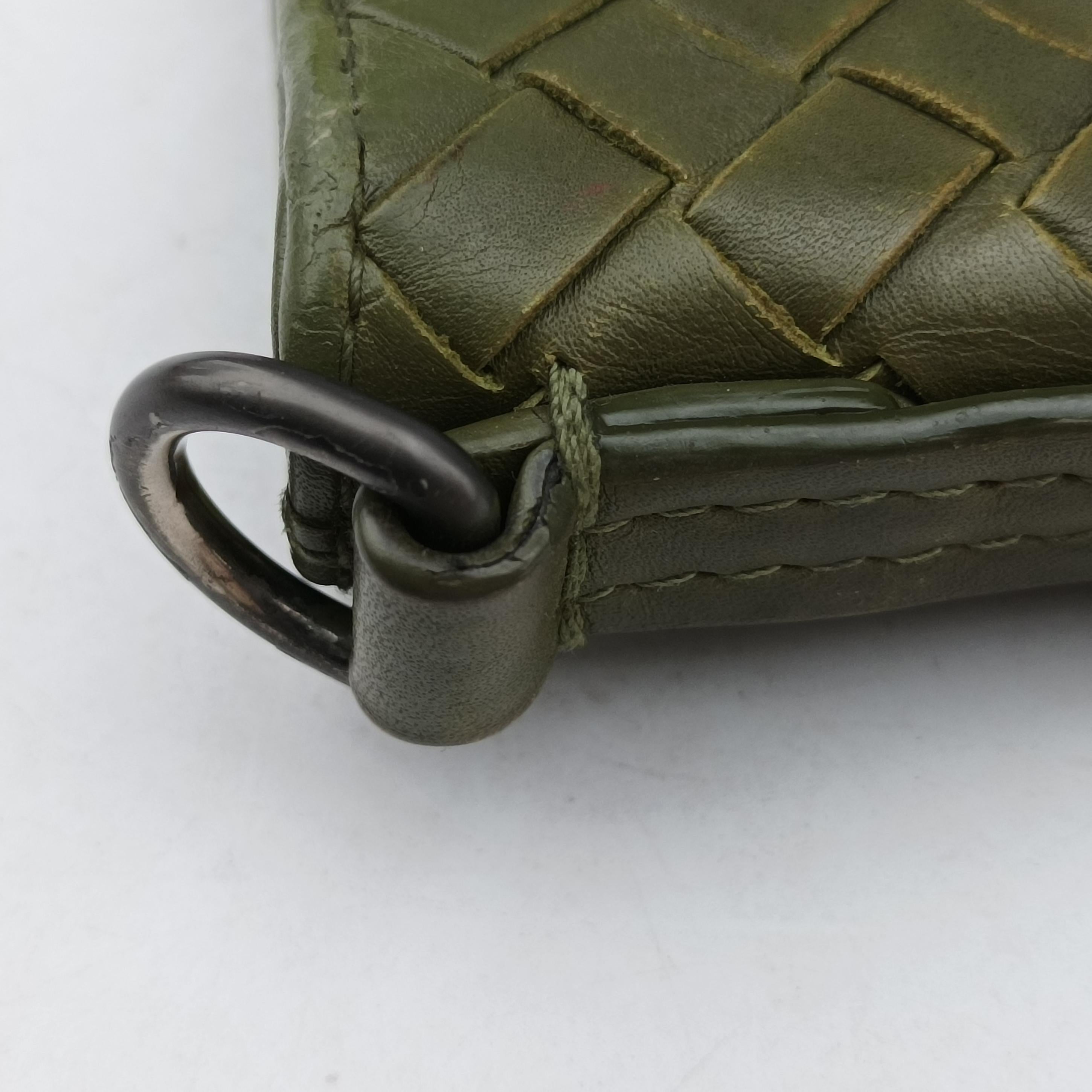 Intrecciato Green lambskin B03227458Cイントレチャート グリーン ラムスキン B03227458C