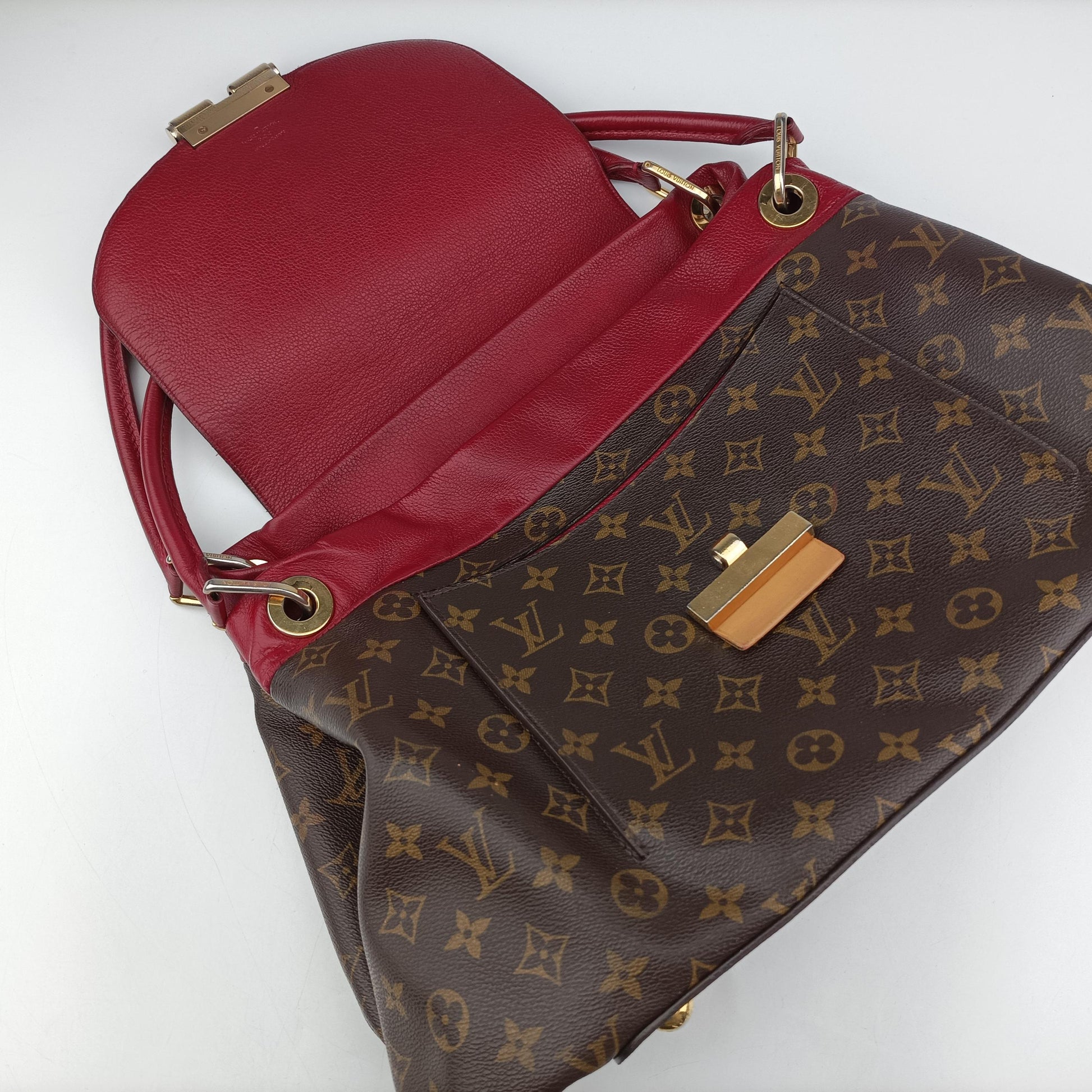 OLYMPE brown×AURORE Monogram Canvas×calf leather M40816 SP2142オランプ モノグラム/ブラウン×オロール モノグラムキャンバス×カーフレザー M40816 SP2142