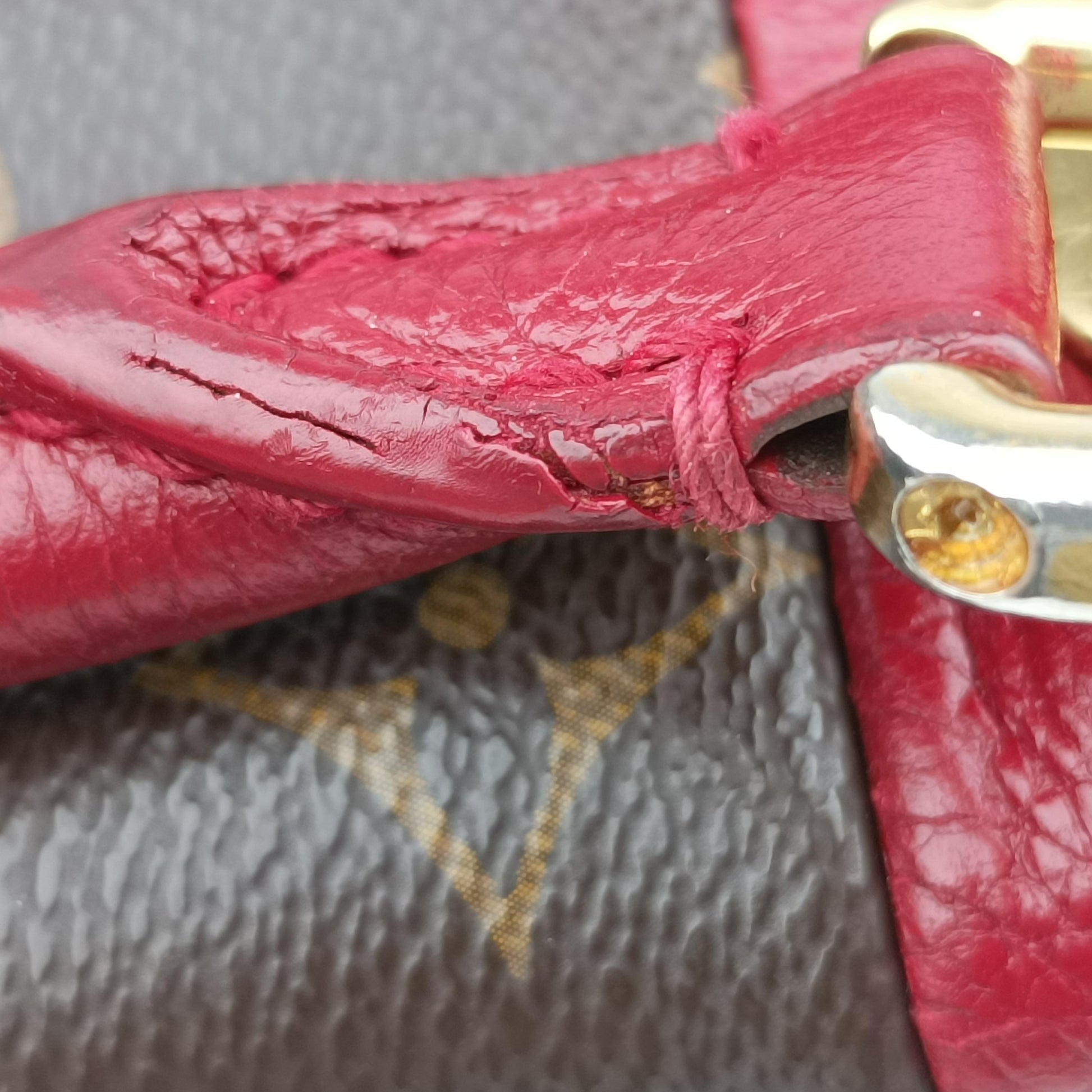 OLYMPE brown×AURORE Monogram Canvas×calf leather M40816 SP2142オランプ モノグラム/ブラウン×オロール モノグラムキャンバス×カーフレザー M40816 SP2142
