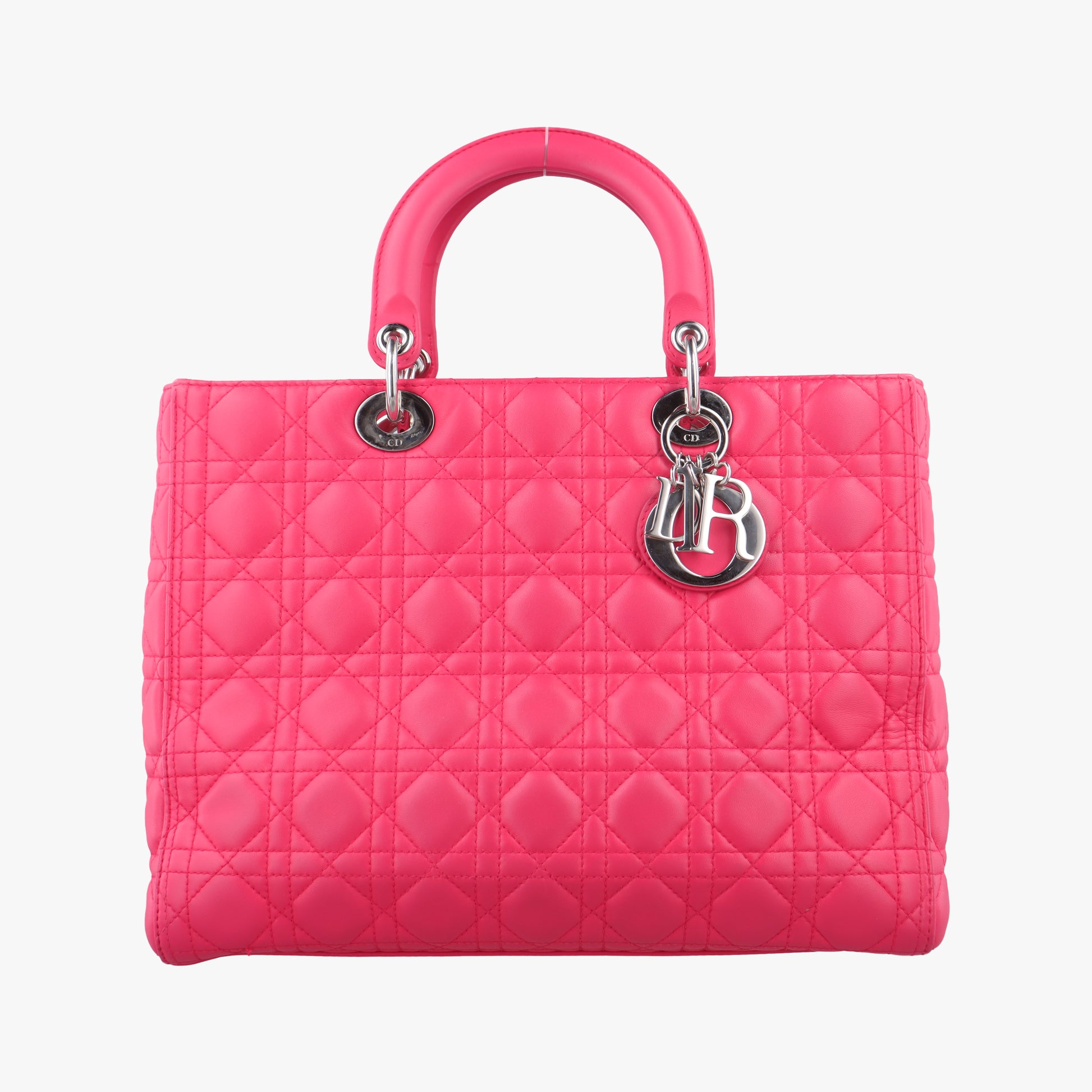 Lady Dior Rose lambskin 18-MA-1113レディディオール ローズ レッド ラムスキン 18-MA-1113