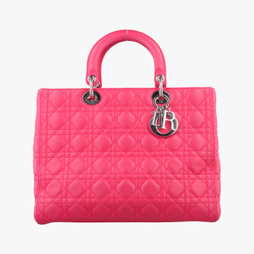 Lady Dior Rose lambskin 18-MA-1113レディディオール ローズ レッド ラムスキン 18-MA-1113