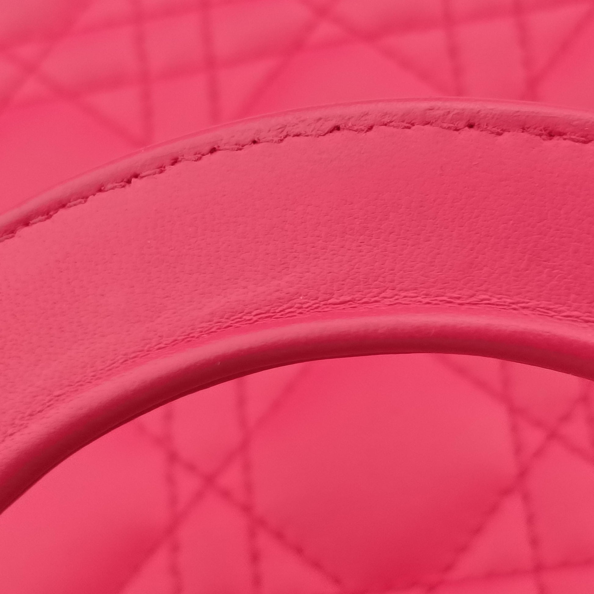 Lady Dior Rose lambskin 18-MA-1113レディディオール ローズ レッド ラムスキン 18-MA-1113