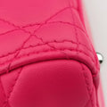 Lady Dior Rose lambskin 18-MA-1113レディディオール ローズ レッド ラムスキン 18-MA-1113