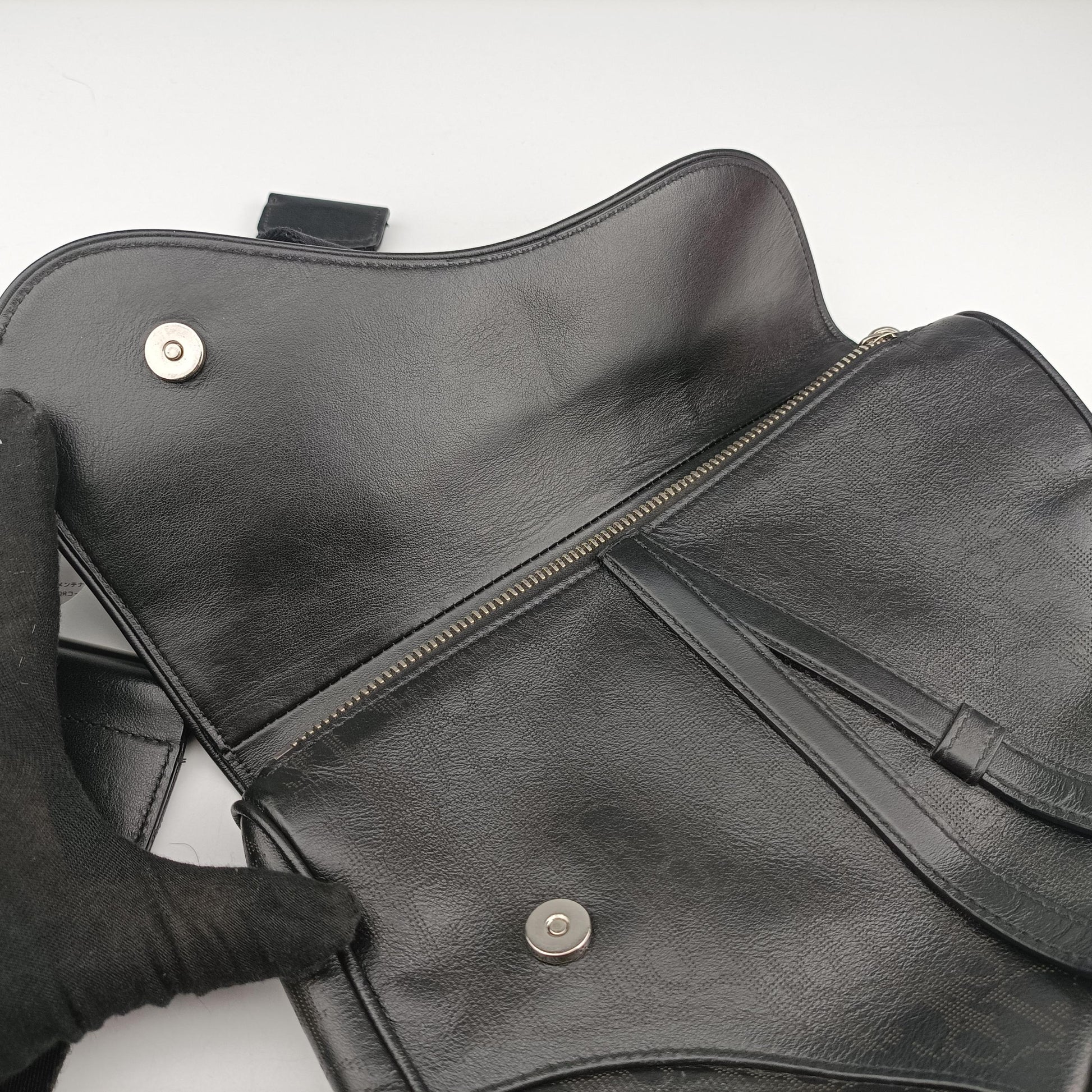 saddle Black leather 02-BO-1200サドル ブラック レザー 02-BO-1200