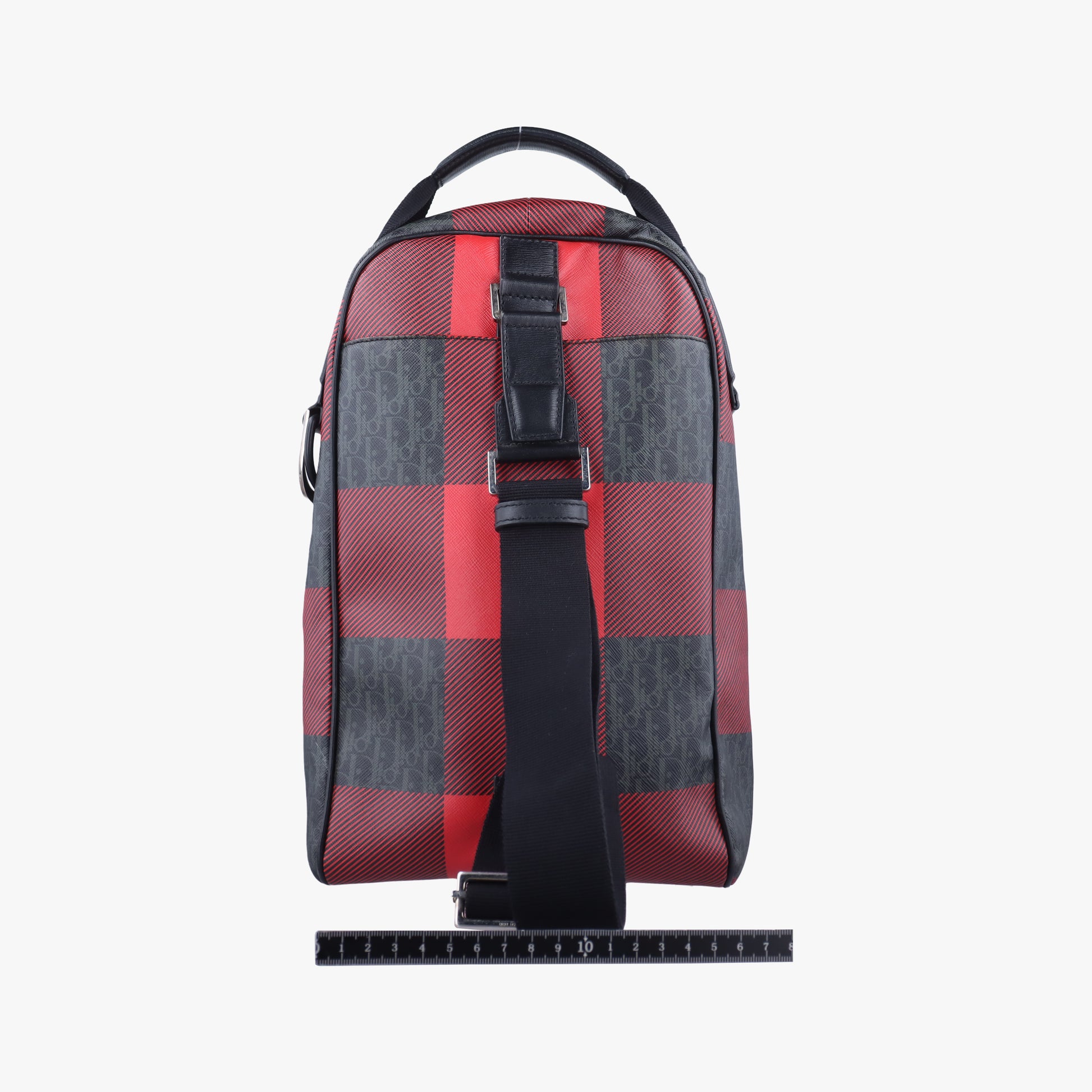 Homme Checker Oblique Multicolour PVC coated canvas 22-BO-0166マンチェッカーオブリーク マルチカラー PVCコーティングキャンバス 22-BO-0166