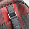 Homme Checker Oblique Multicolour PVC coated canvas 22-BO-0166マンチェッカーオブリーク マルチカラー PVCコーティングキャンバス 22-BO-0166