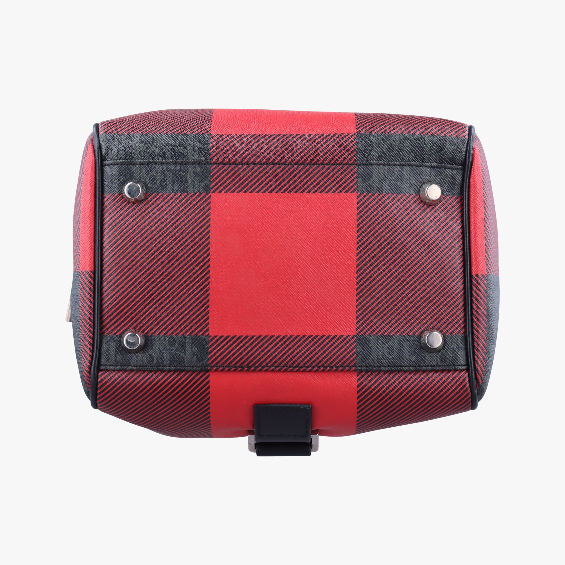 Homme Checker Oblique Multicolour PVC coated canvas 22-BO-0166マンチェッカーオブリーク マルチカラー PVCコーティングキャンバス 22-BO-0166