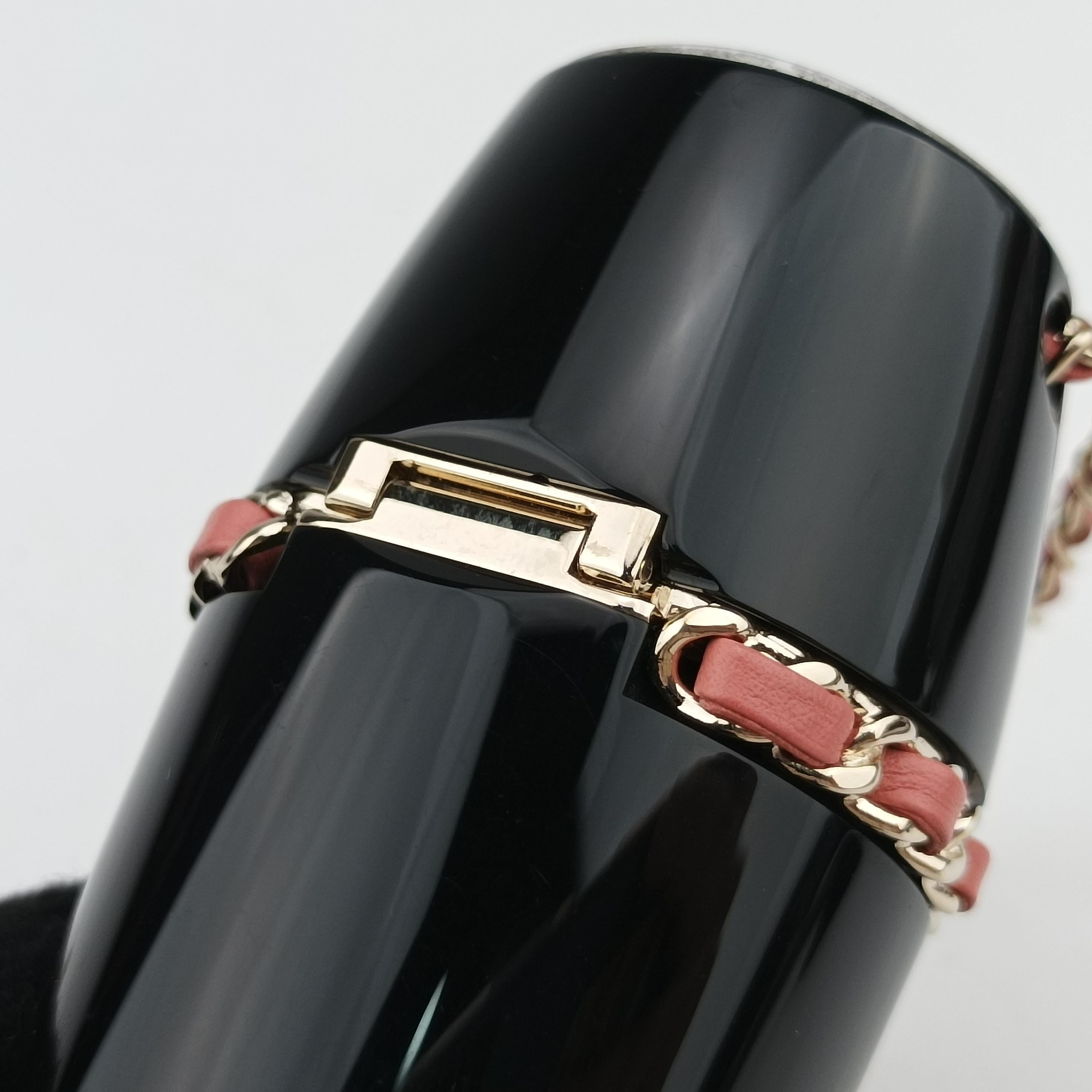 Coco Mark Lucite Lipstick Case On Chain Black plastic ココマーク ルーサイト リップスティックケース チェーン付き ブラック プラスチック 