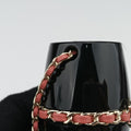 Coco Mark Lucite Lipstick Case On Chain Black plastic ココマーク ルーサイト リップスティックケース チェーン付き ブラック プラスチック 