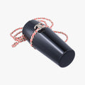 Coco Mark Lucite Lipstick Case On Chain Black plastic ココマーク ルーサイト リップスティックケース チェーン付き ブラック プラスチック 