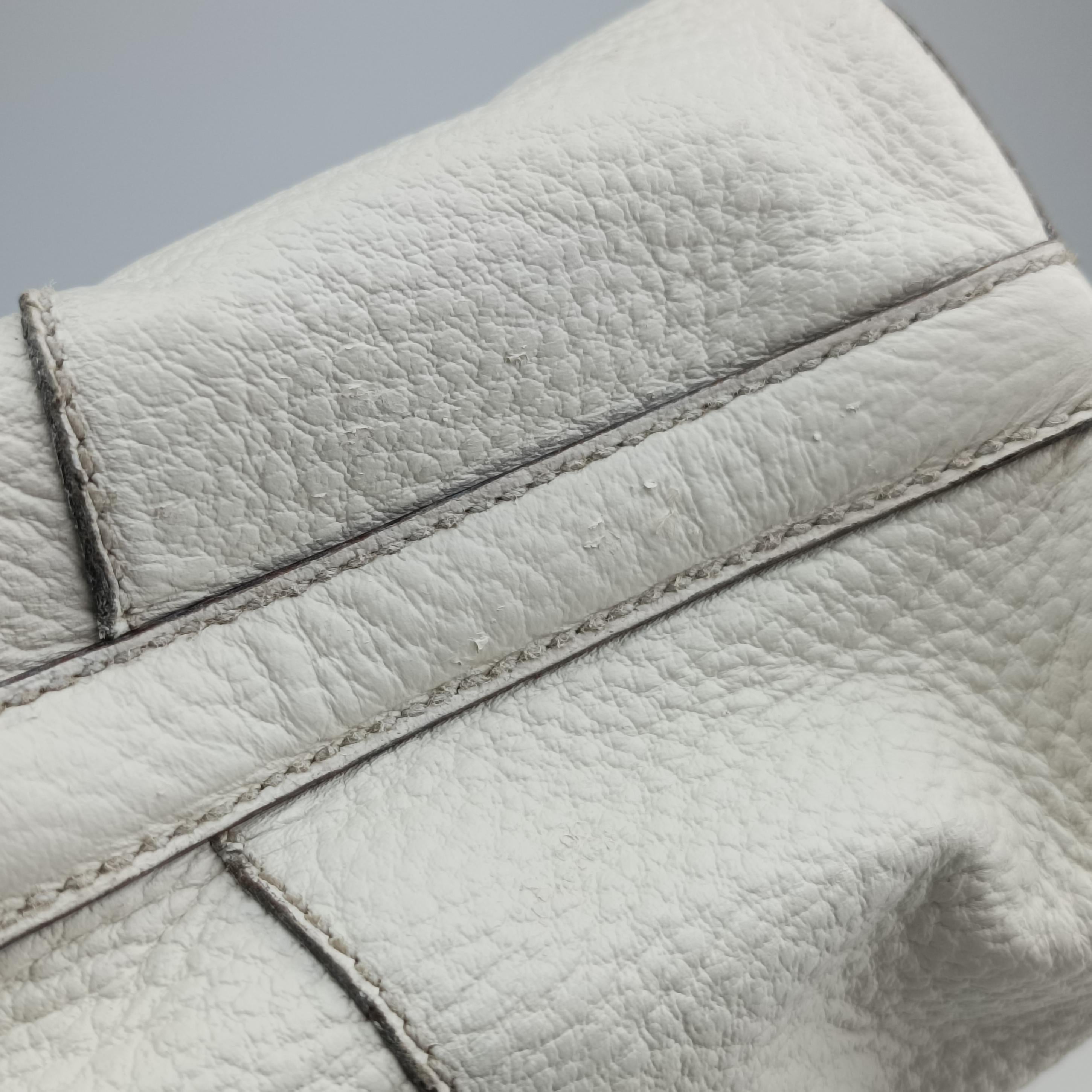 Horsebit Medium Hasler White Leather 137385 ホースビット ミディアム ハスラー ホワイト レザー 137385 