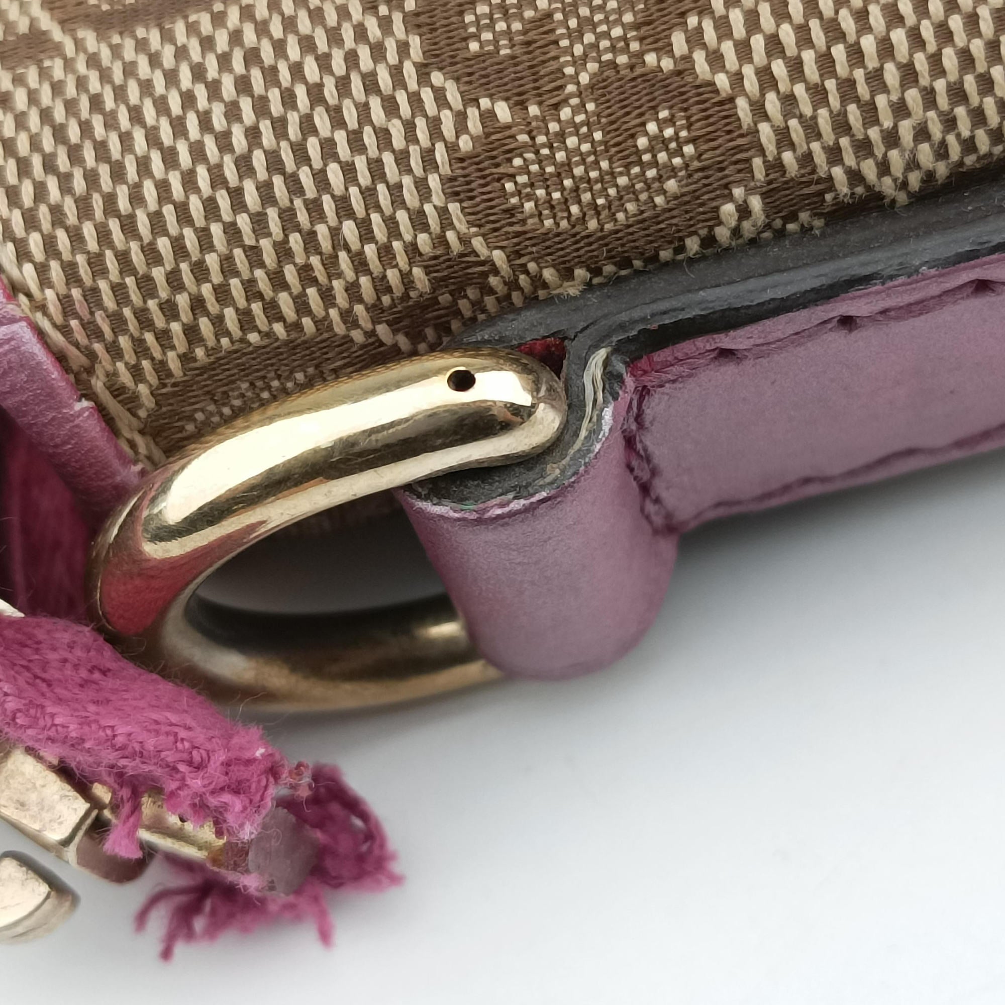 Guccissima Heart Bit Brown × Purple canvas×leather 269957 F010790027グッチシマ ハートビット ブラウン × パープル キャンバス×レザー 269957 F010790027