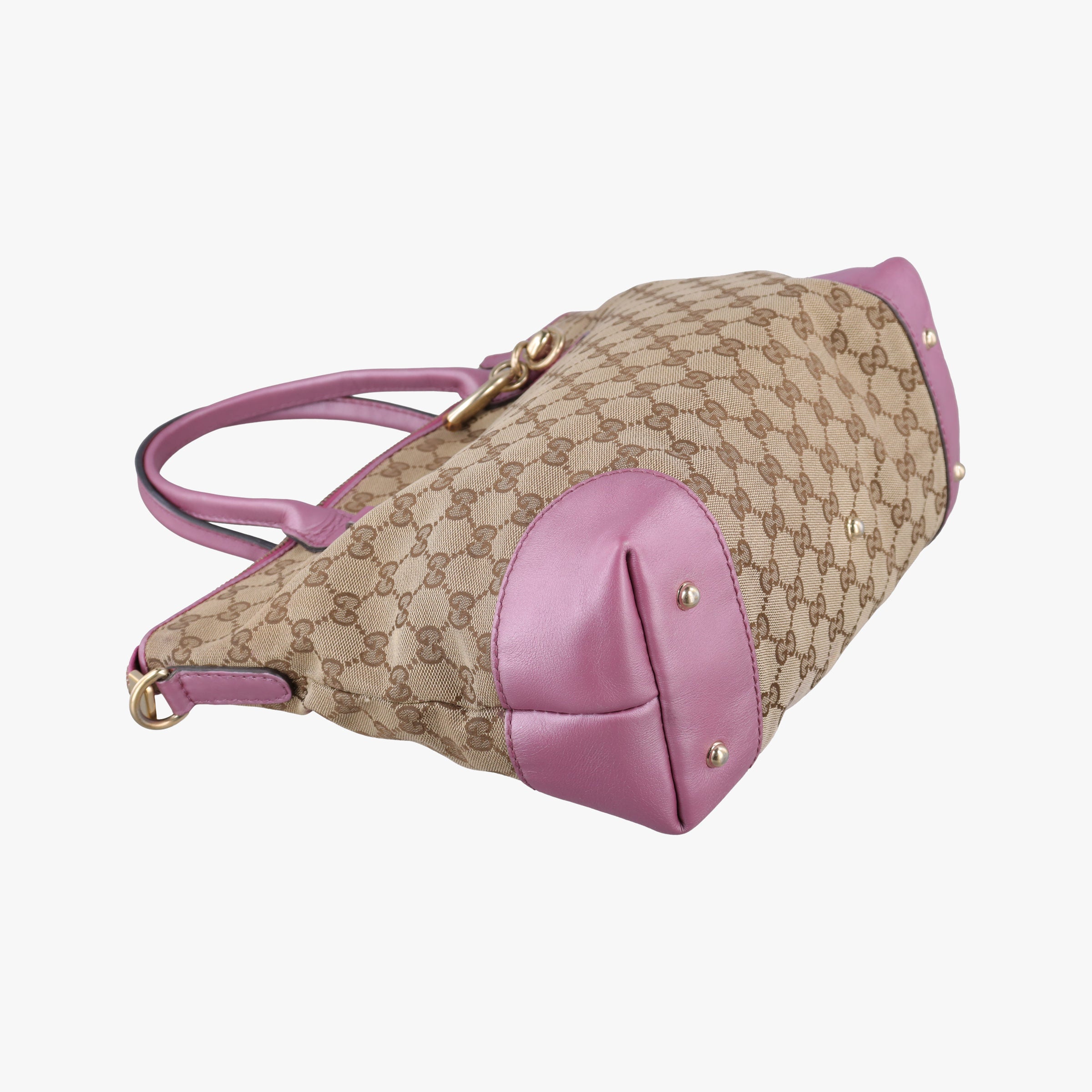 Guccissima Heart Bit Brown × Purple canvas×leather 269957 F010790027グッチシマ ハートビット ブラウン × パープル キャンバス×レザー 269957 F010790027