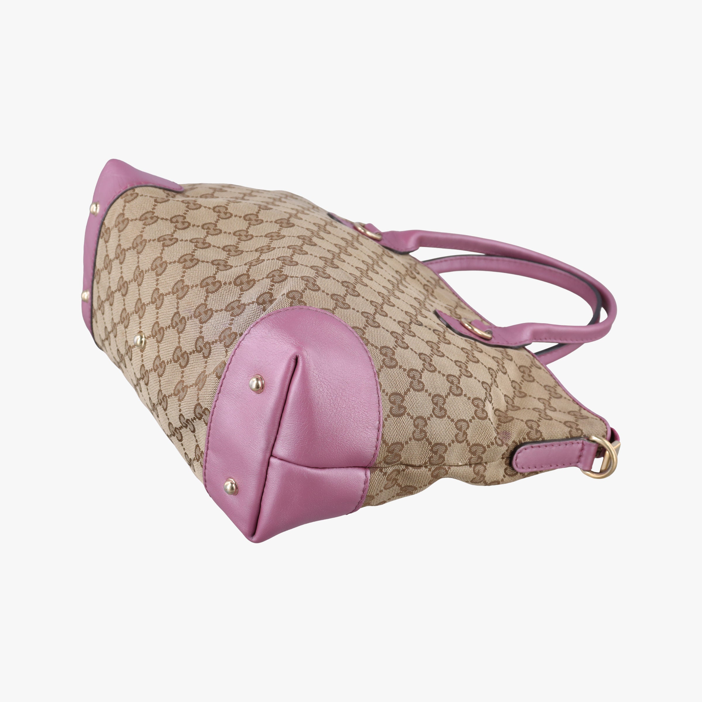Guccissima Heart Bit Brown × Purple canvas×leather 269957 F010790027グッチシマ ハートビット ブラウン × パープル キャンバス×レザー 269957 F010790027