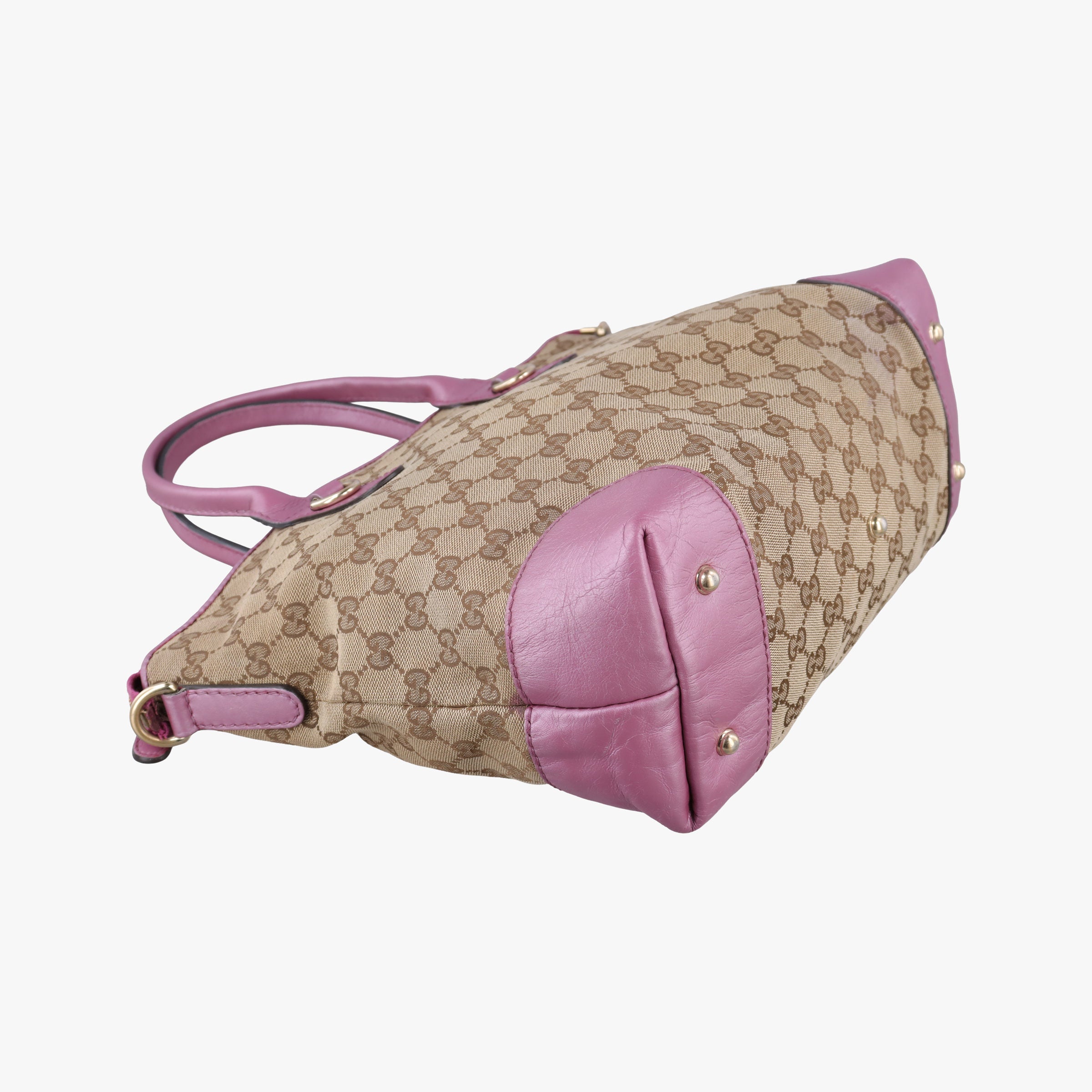 Guccissima Heart Bit Brown × Purple canvas×leather 269957 F010790027グッチシマ ハートビット ブラウン × パープル キャンバス×レザー 269957 F010790027