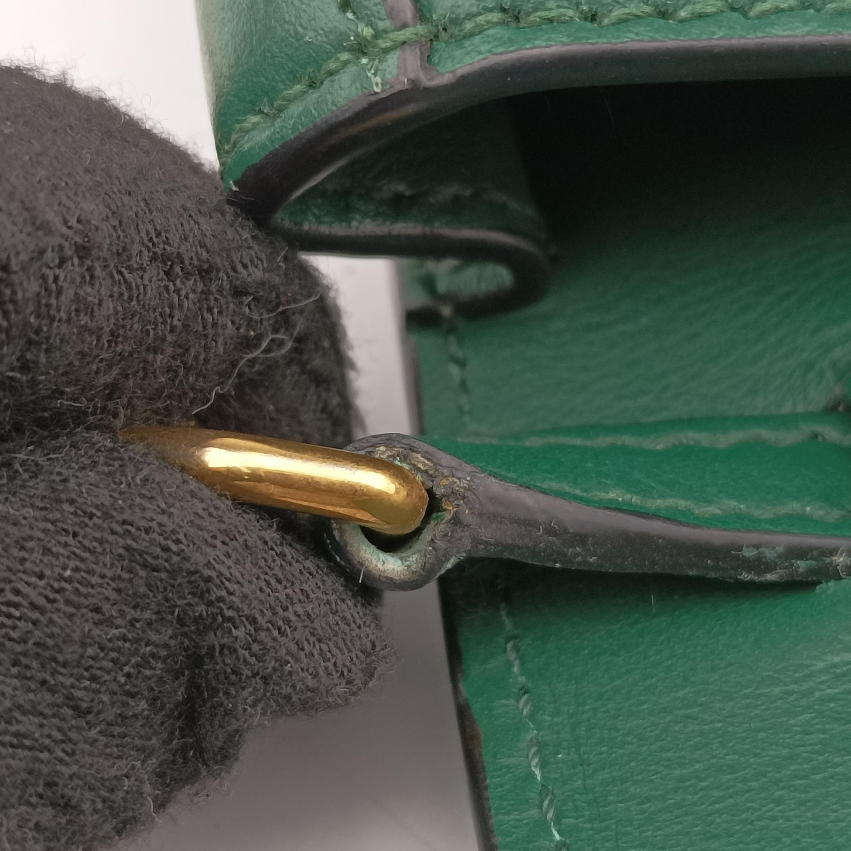 City Calf Cahier Green×black leather 256シティカーフ カイエ グリーン×ブラック レザー 256