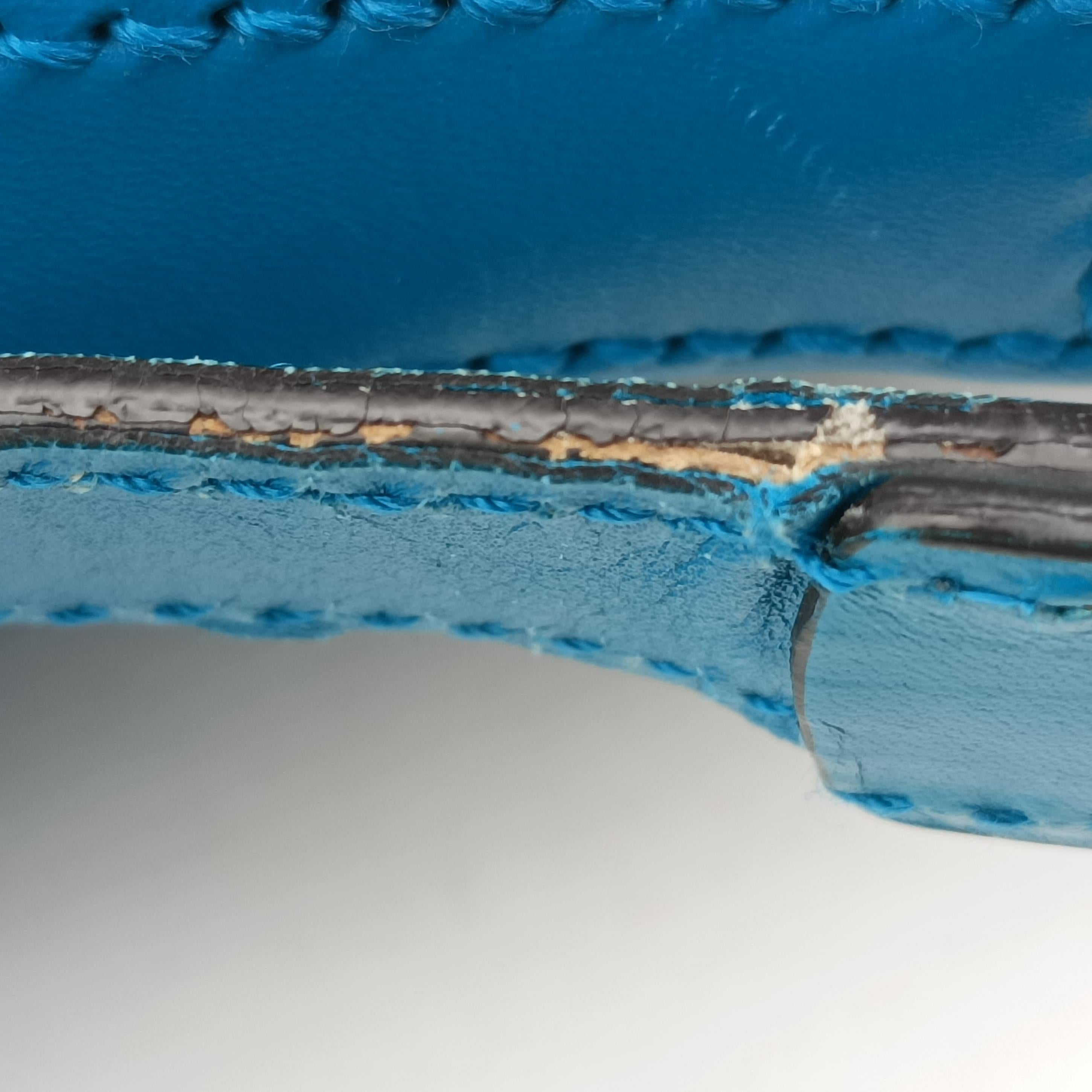 Bright Diamante Bucket Blue Leather 354229 I016928133ブライトディアマンテ バケット ブルー レザー 354229 I016928133