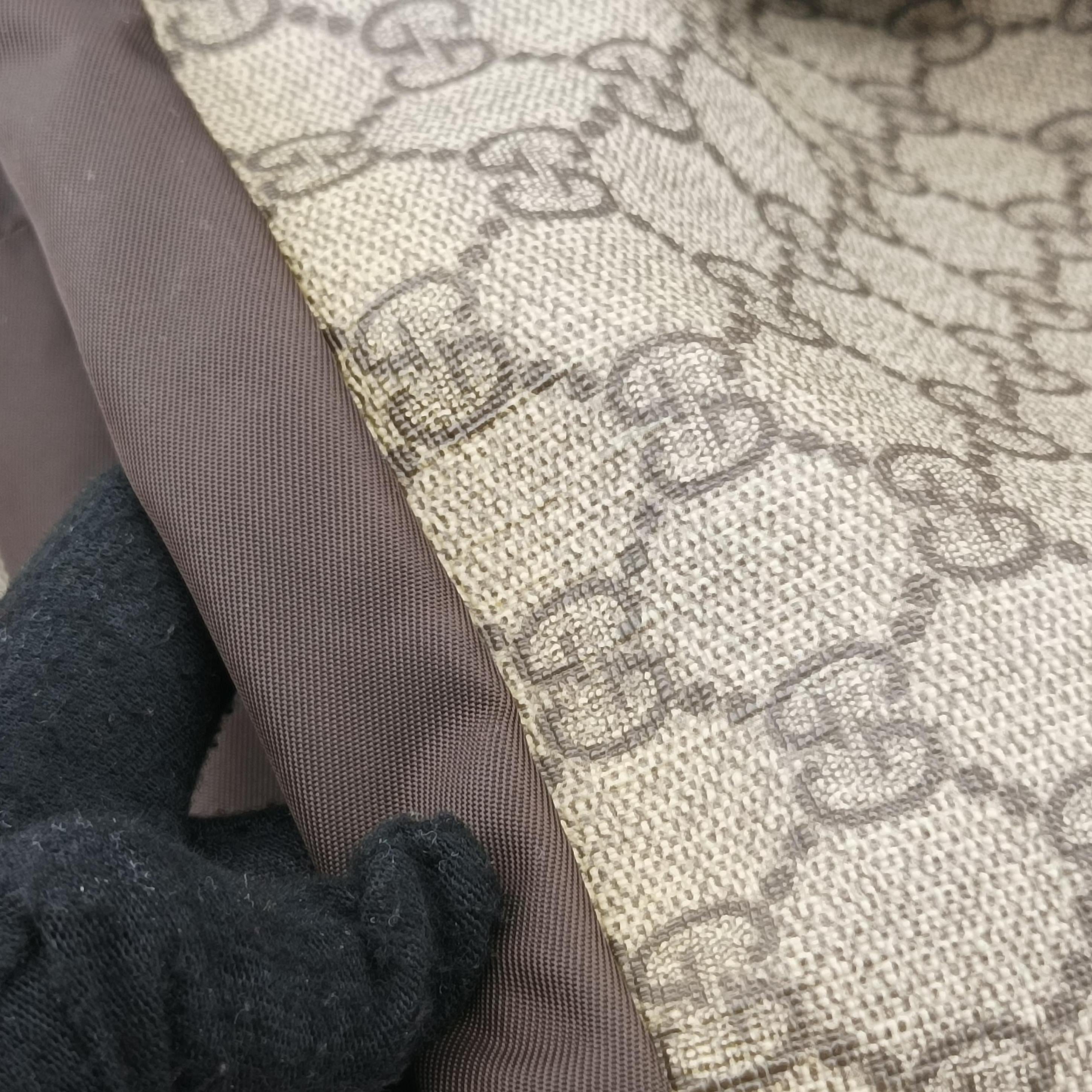 GG Supreme Brown PVC coated canvas 246103 H011979537GGスプリーム ブラウン PVCコーティングキャンバス 246103 H011979537