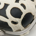 Knuckle Duster Black×white Leather×ponyhair 305048 000926ナックルダスター ブラック×ホワイト レザー×ハラコ 305048 000926