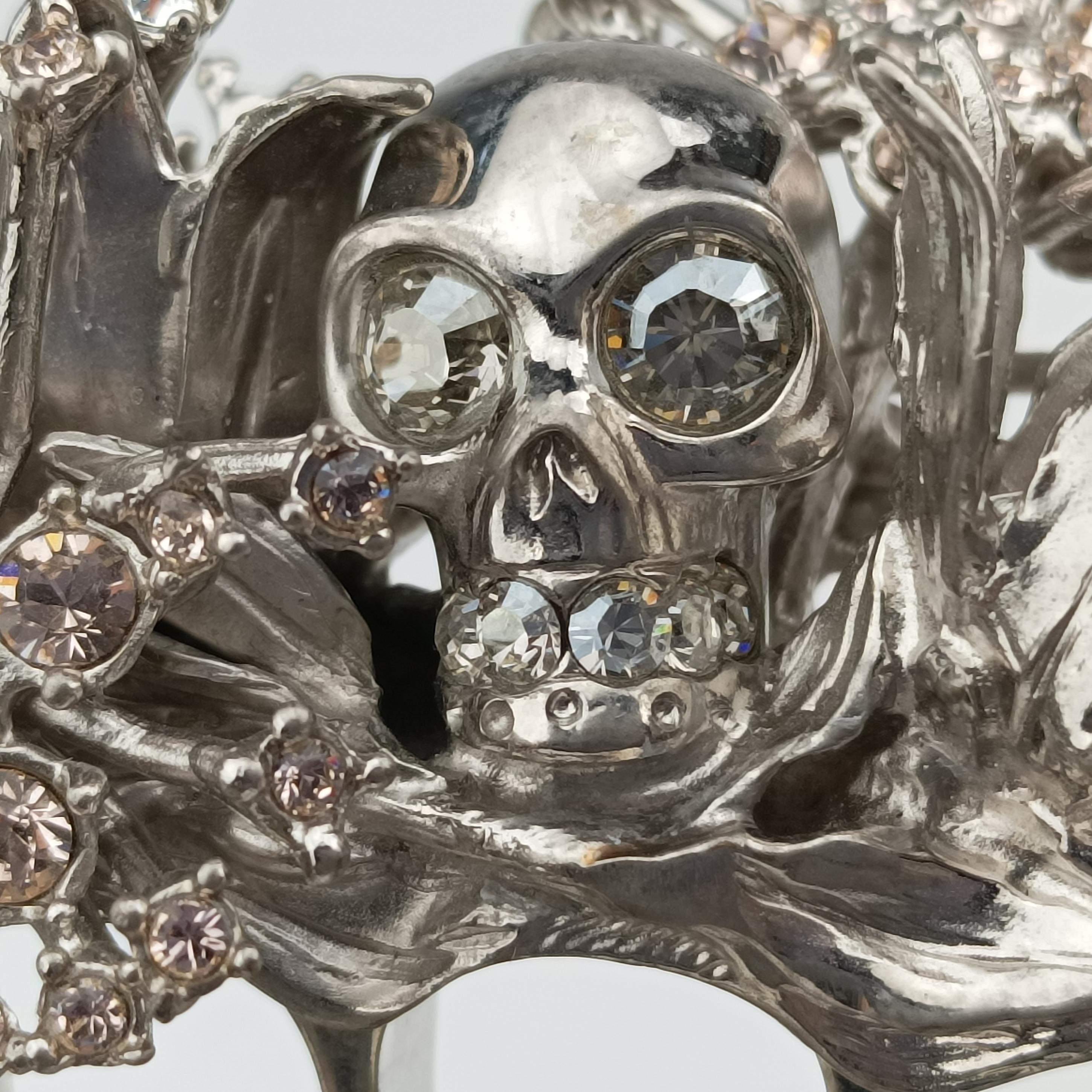 Knuckle Duster Black×white Leather×ponyhair 305048 000926ナックルダスター ブラック×ホワイト レザー×ハラコ 305048 000926