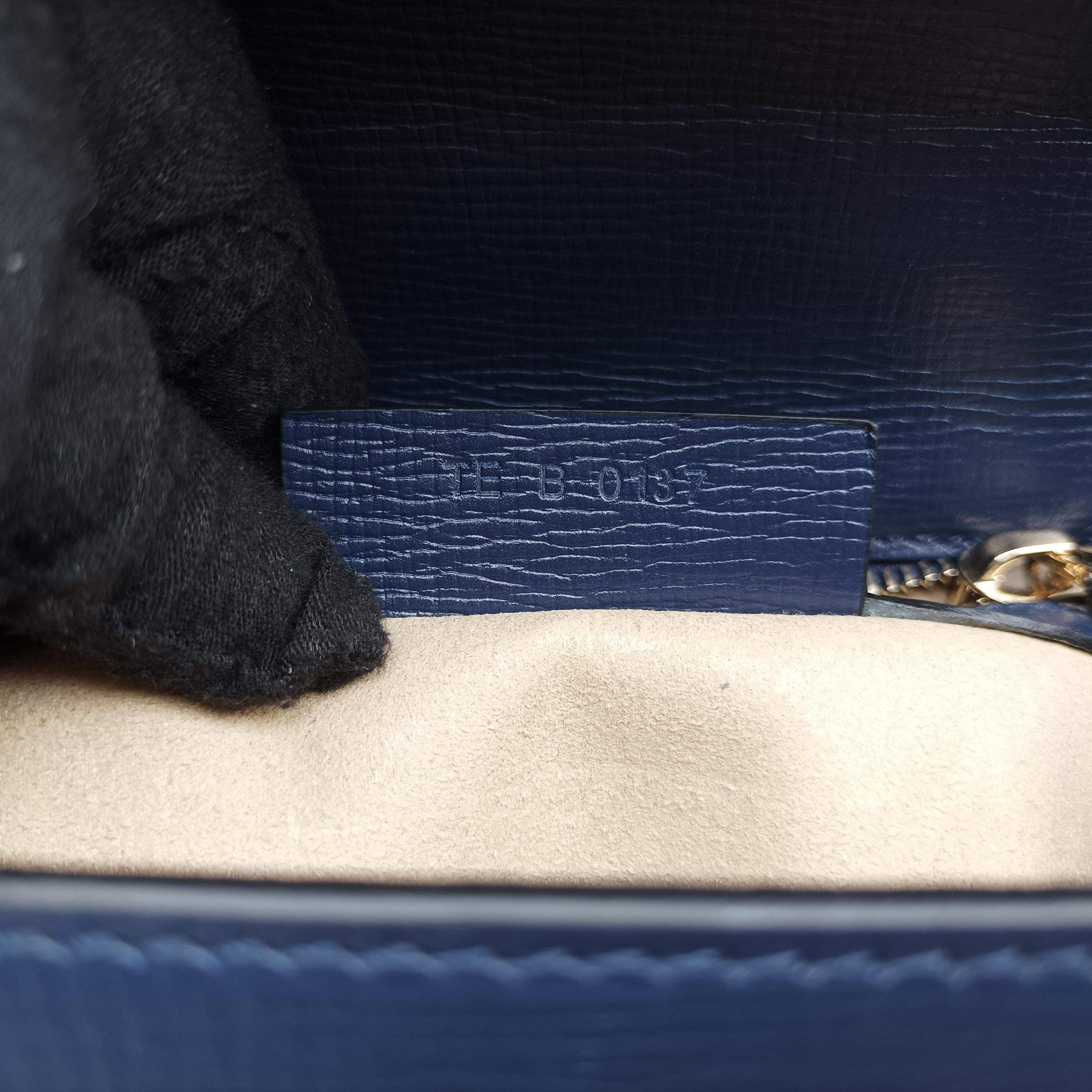 Pandora Navy Leather TE B 0137パンドラ ネイビー レザー TE B 0137