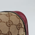 Sherry Line Beige x Red x Pink canvas×leather 247205 H018474686シェリーライン ベージュ×レッド×ピンク キャンバス×レザー 247205 H018474686