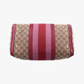 Sherry Line Beige x Red x Pink canvas×leather 247205 H018474686シェリーライン ベージュ×レッド×ピンク キャンバス×レザー 247205 H018474686