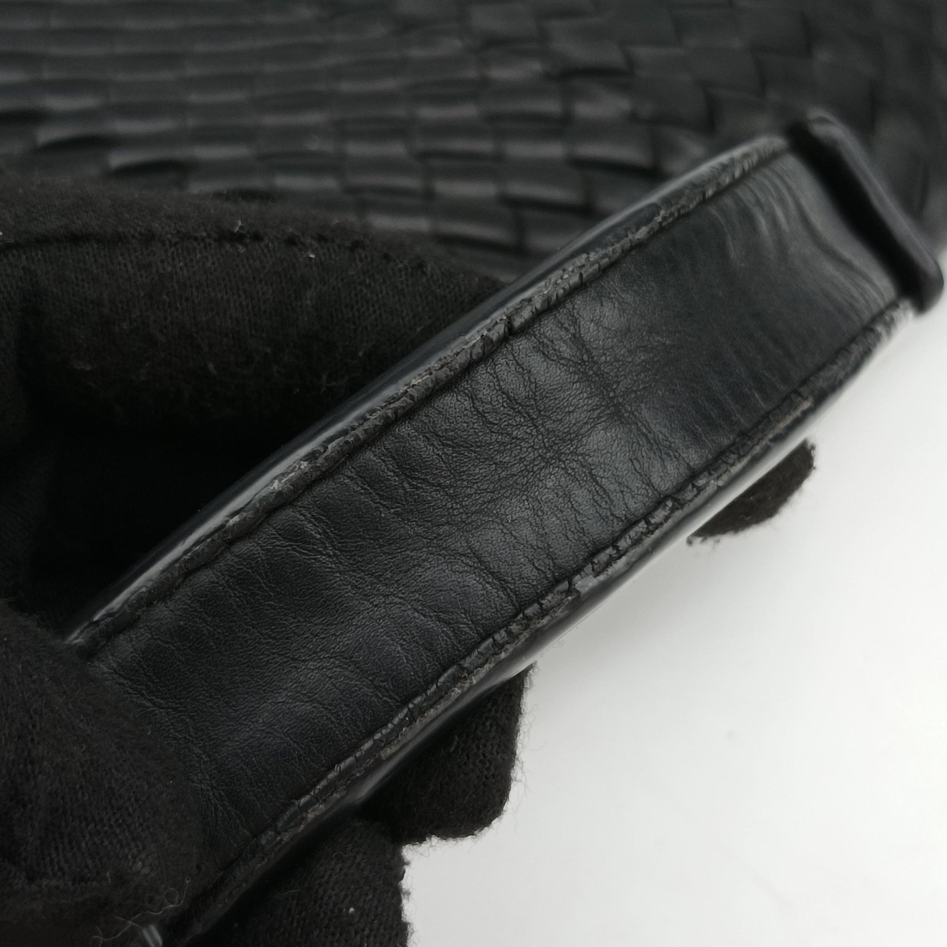 Intrecciato Black lambskin B03482603Cイントレチャート ブラック ラムスキン B03482603C