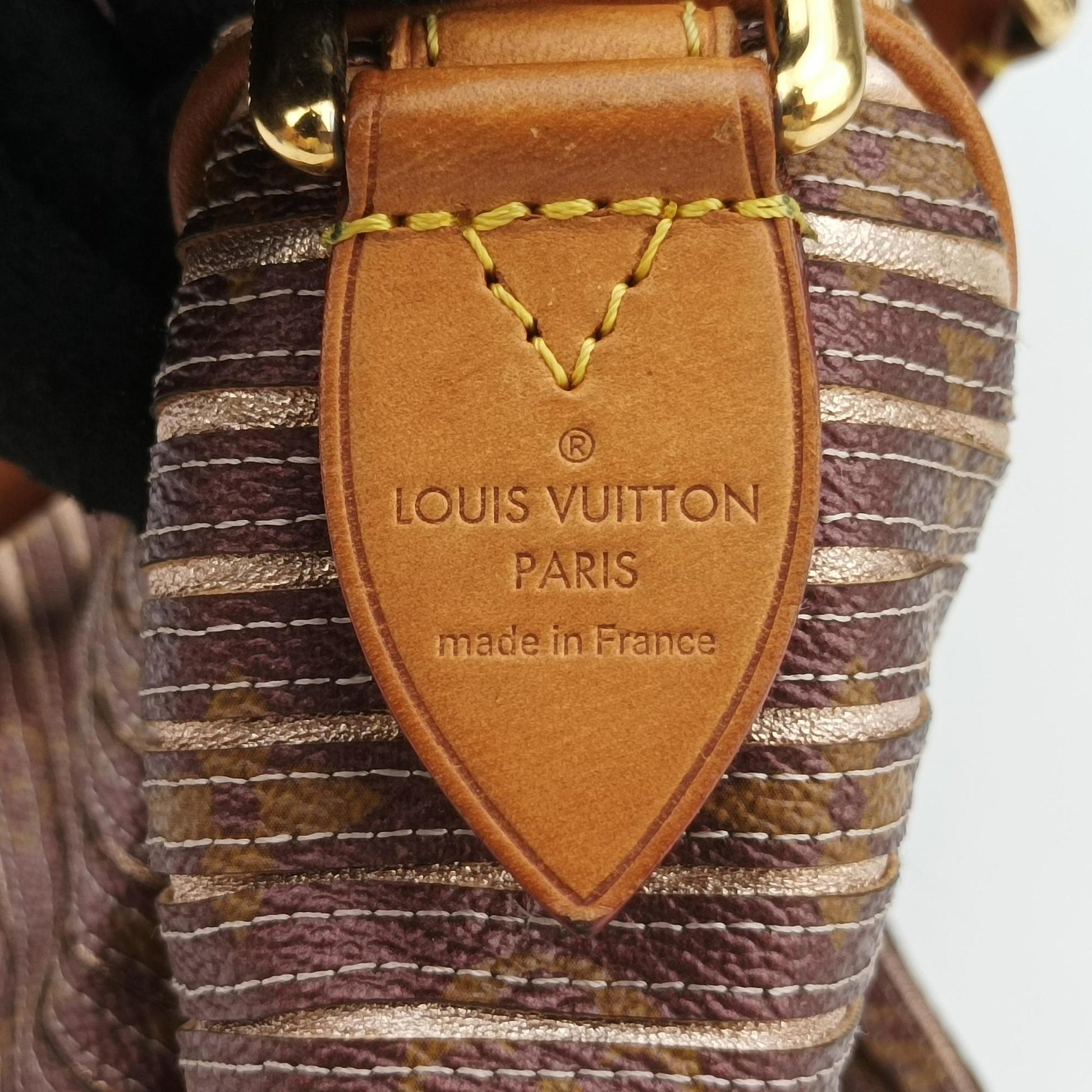 Eden Speedy Bandouliere 30 beige×PECHE Monogram Eden Canvas M40357 Lot number unknownエデン スピーディ バンドリエール30 ベージュ×ペッシュ モノグラム エデン キャンバス M40357 製番不明