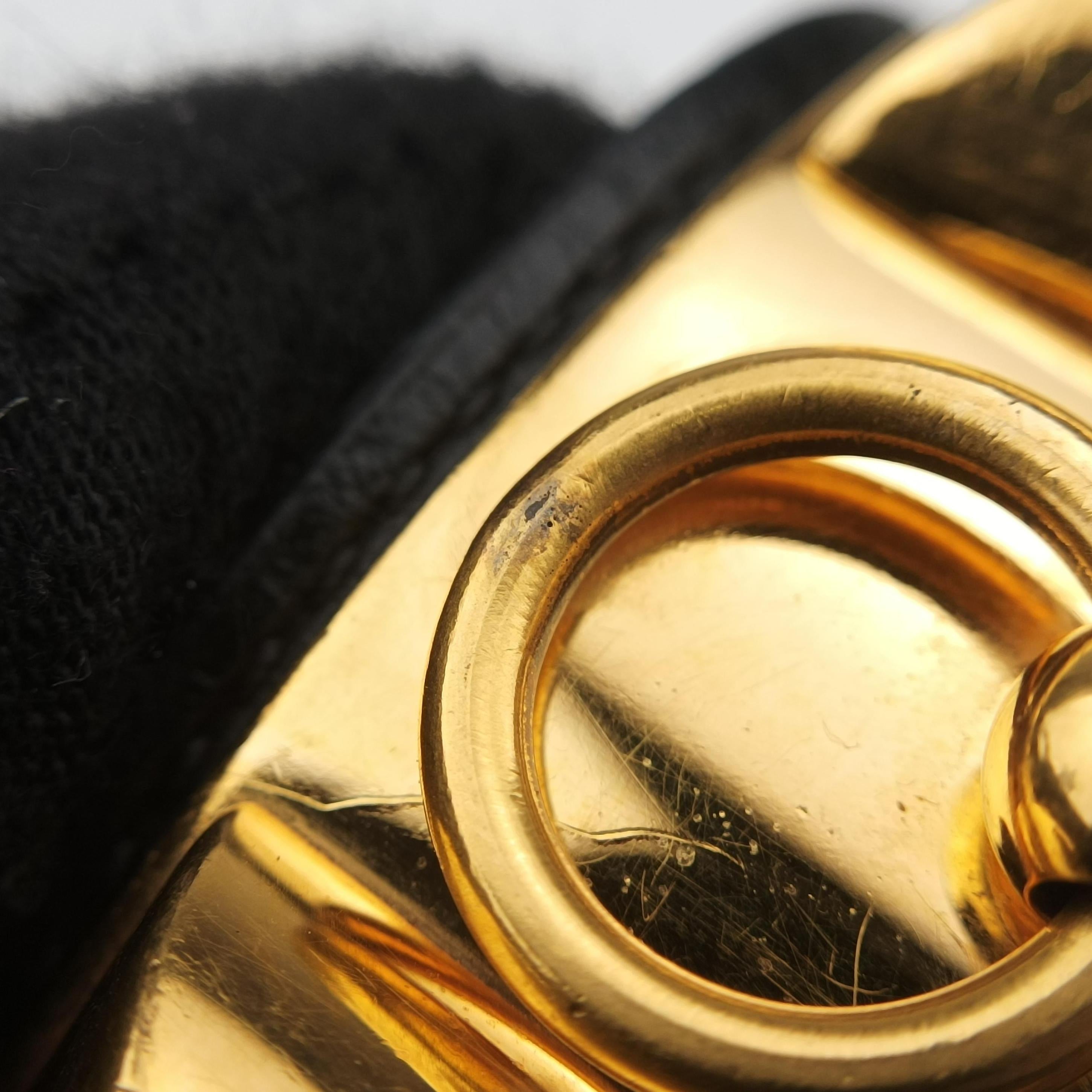 Collier de Chien Black×golden Leather × GP L T NM 012 NNコリエ ド シアン ブラック×ゴールド レザー×GP L T NM 012 NN