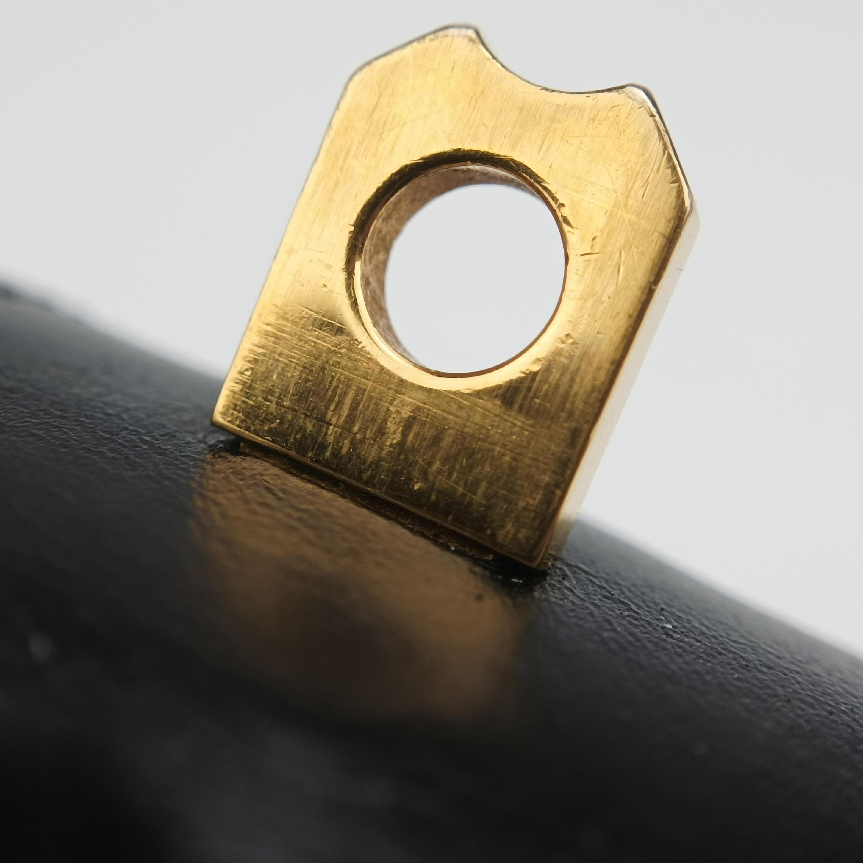 Collier de Chien Black×golden Leather × GP L T NM 012 NNコリエ ド シアン ブラック×ゴールド レザー×GP L T NM 012 NN