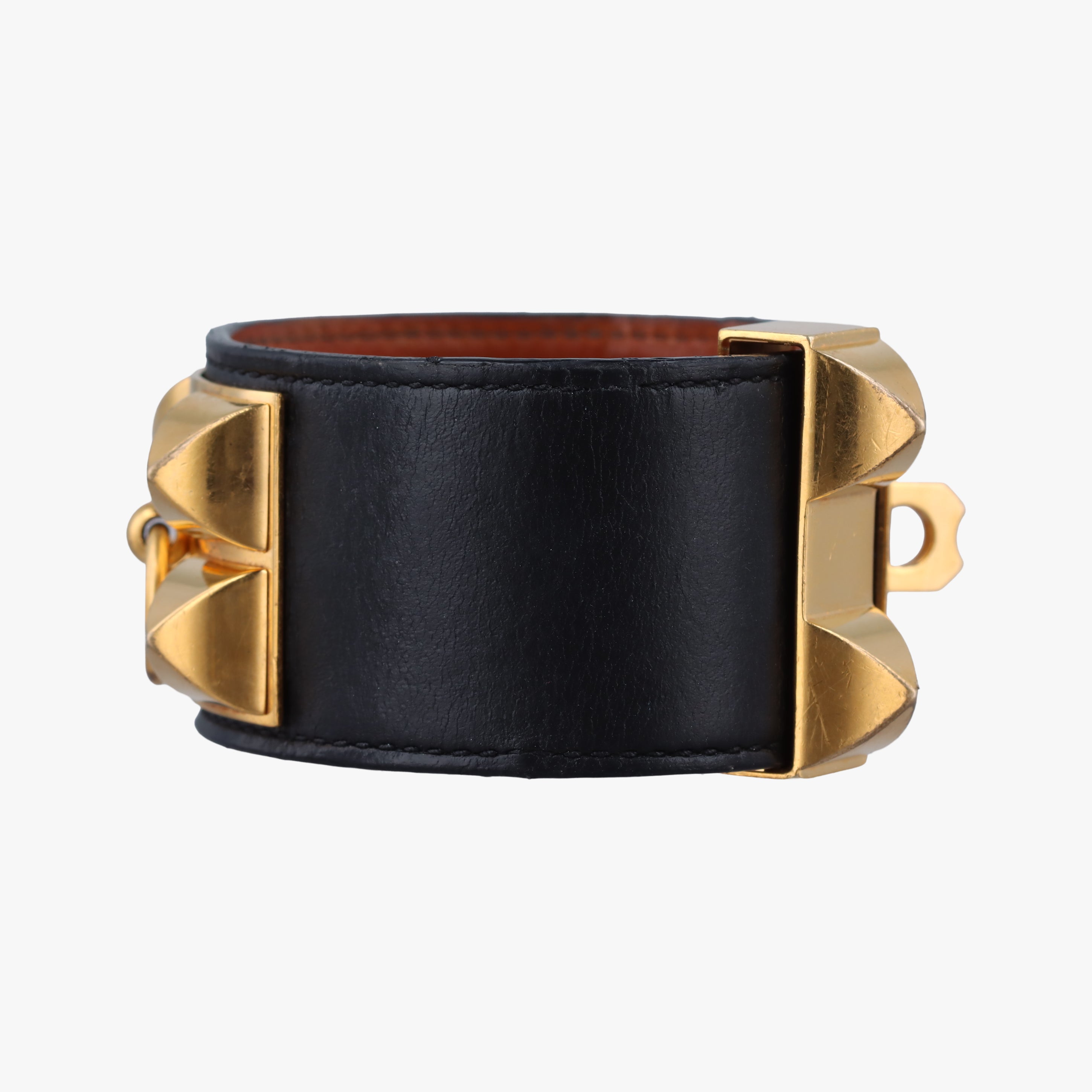 Collier de Chien Black×golden Leather × GP L T NM 012 NNコリエ ド シアン ブラック×ゴールド レザー×GP L T NM 012 NN