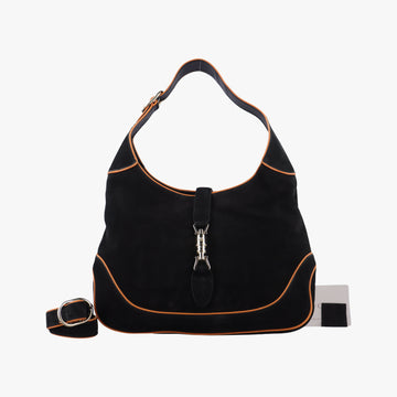 New Jackie Black Suede 277520 F010188456ニュージャッキー ブラック スエード 277520 F010188456