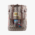 Soft GG Supreme Brown×multicolor PVC coated canvas 473869 C023929655ソフトGGスプリューム ブラウン×マルチカラー PVCコーティングキャンバス 473869 C023929655
