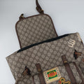 Soft GG Supreme Brown×multicolor PVC coated canvas 473869 C023929655ソフトGGスプリューム ブラウン×マルチカラー PVCコーティングキャンバス 473869 C023929655