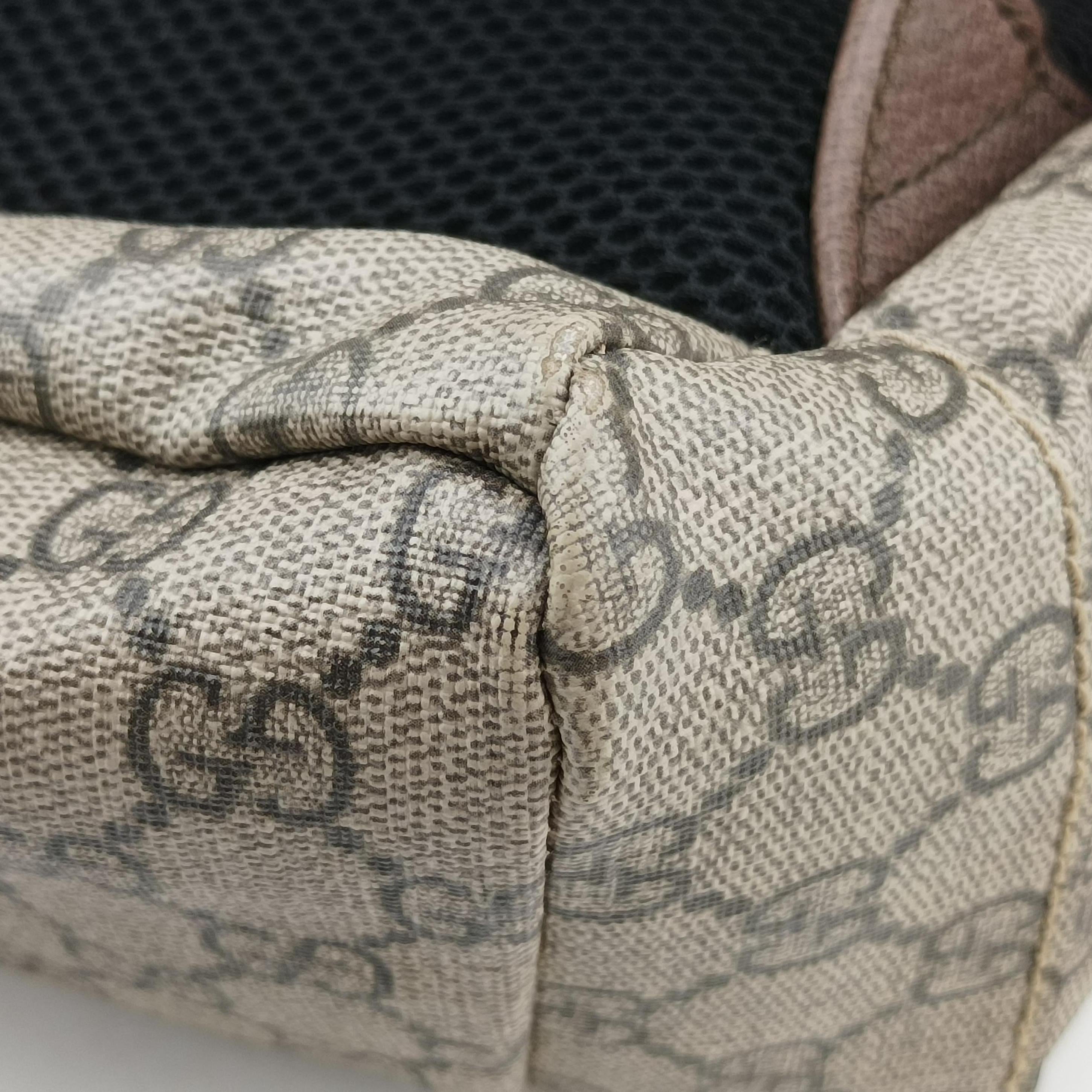 Soft GG Supreme Brown×multicolor PVC coated canvas 473869 C023929655ソフトGGスプリューム ブラウン×マルチカラー PVCコーティングキャンバス 473869 C023929655