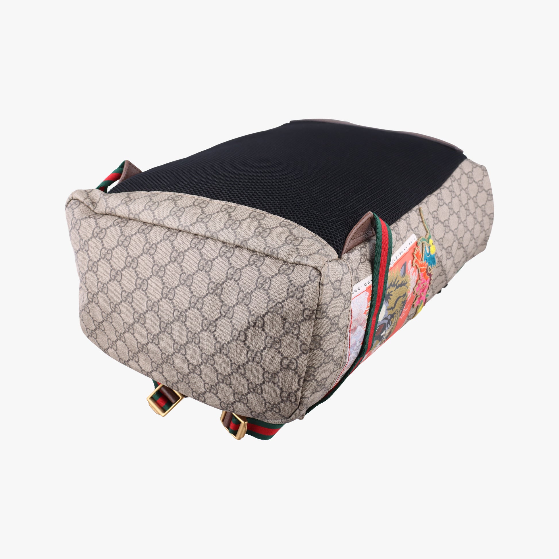 Soft GG Supreme Brown×multicolor PVC coated canvas 473869 C023929655ソフトGGスプリューム ブラウン×マルチカラー PVCコーティングキャンバス 473869 C023929655