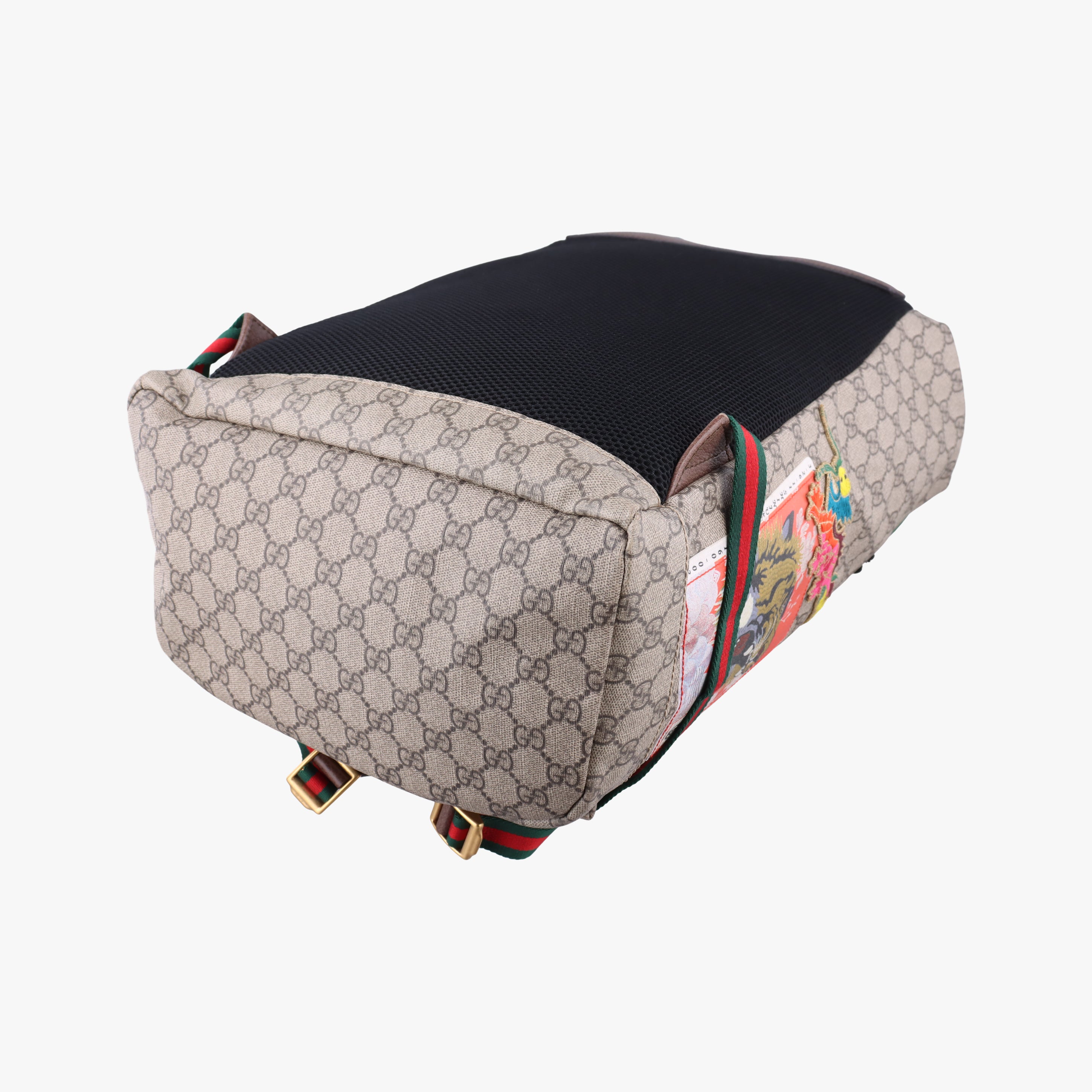 Soft GG Supreme Brown×multicolor PVC coated canvas 473869 C023929655ソフトGGスプリューム ブラウン×マルチカラー PVCコーティングキャンバス 473869 C023929655