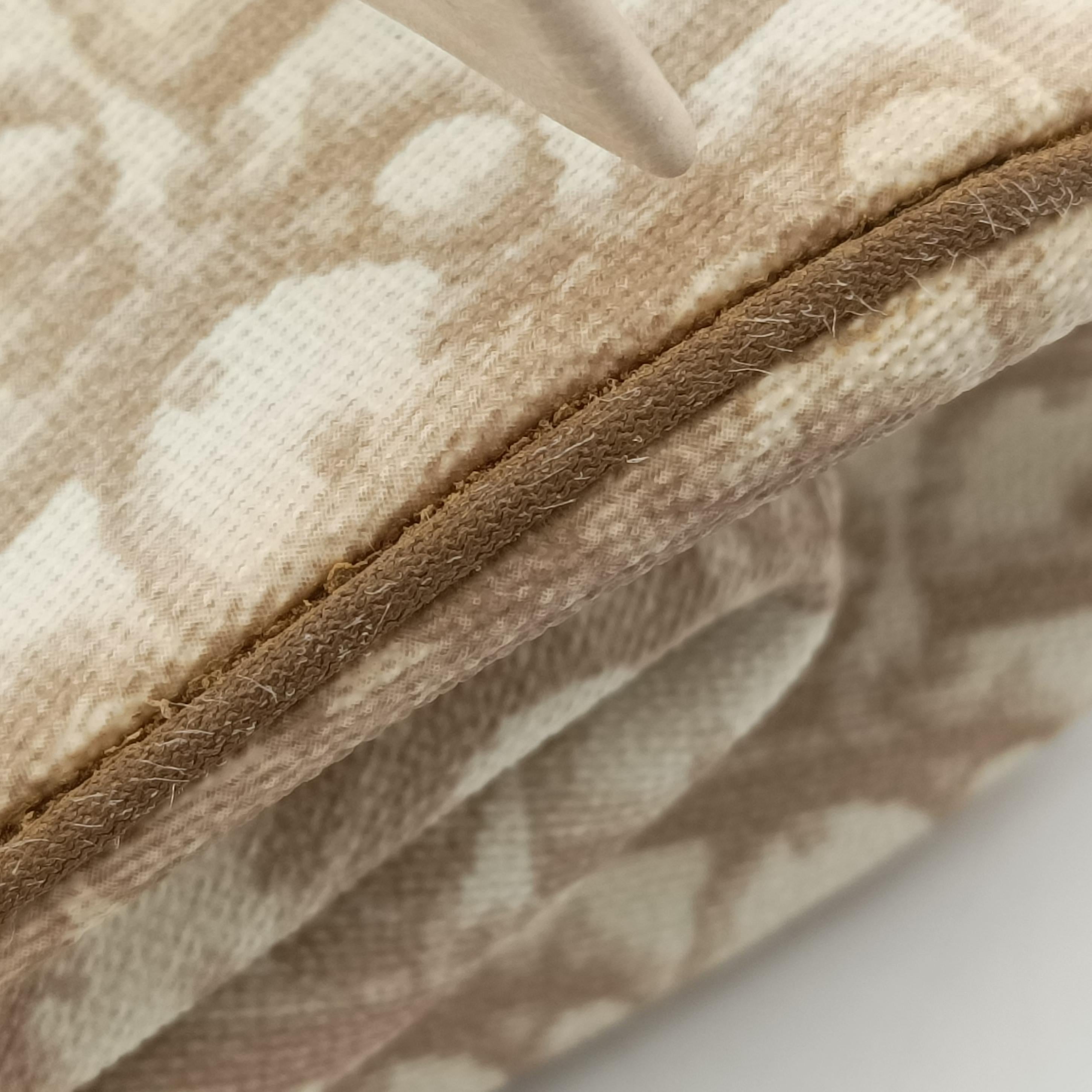 Romantique Trotter Beigex White PVC coated canvas 03-RU-0037ロマンティックトロッター ベージュ×ホワイト PVCコーティングキャンバス 03-RU-0037