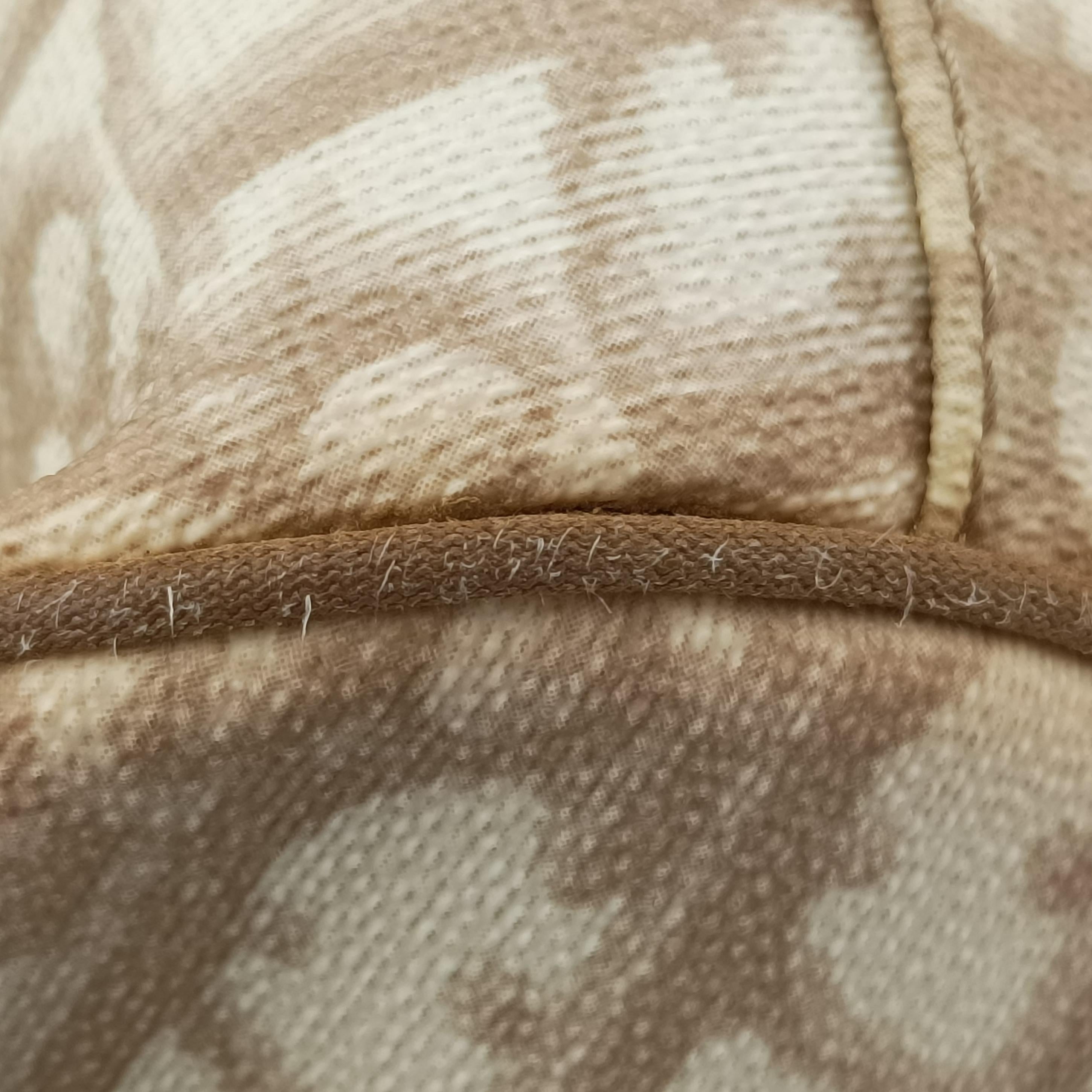 Romantique Trotter Beigex White PVC coated canvas 03-RU-0037ロマンティックトロッター ベージュ×ホワイト PVCコーティングキャンバス 03-RU-0037