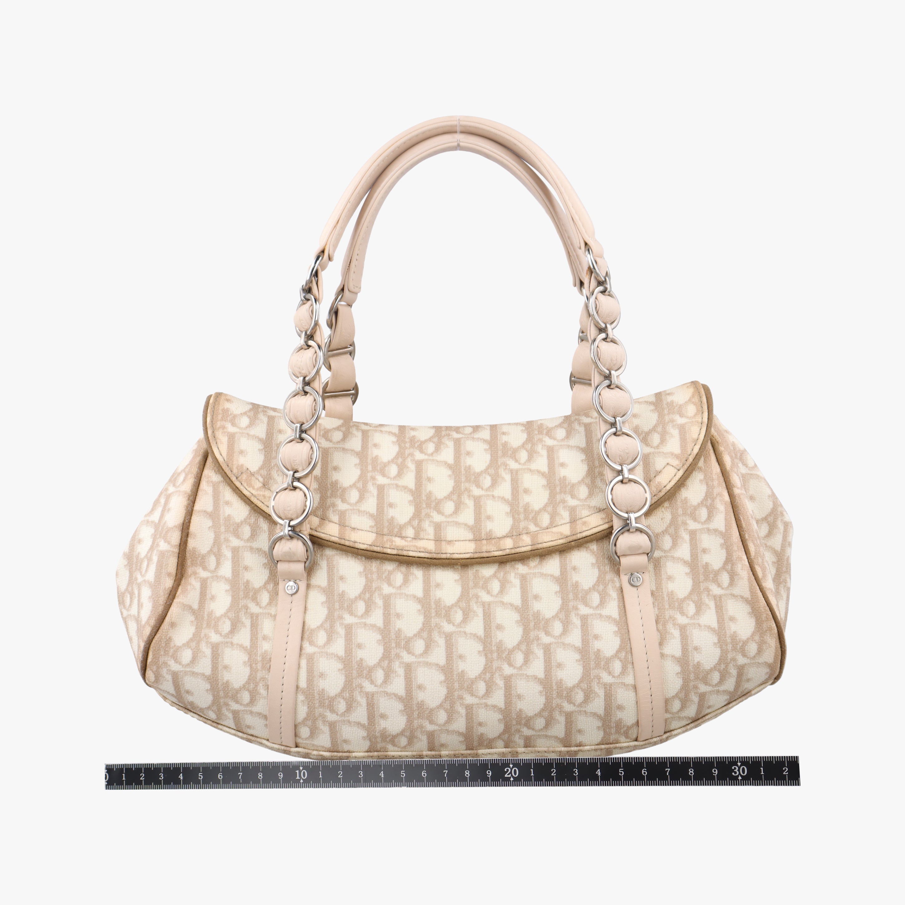 Romantique Trotter Beigex White PVC coated canvas 03-RU-0037ロマンティックトロッター ベージュ×ホワイト PVCコーティングキャンバス 03-RU-0037