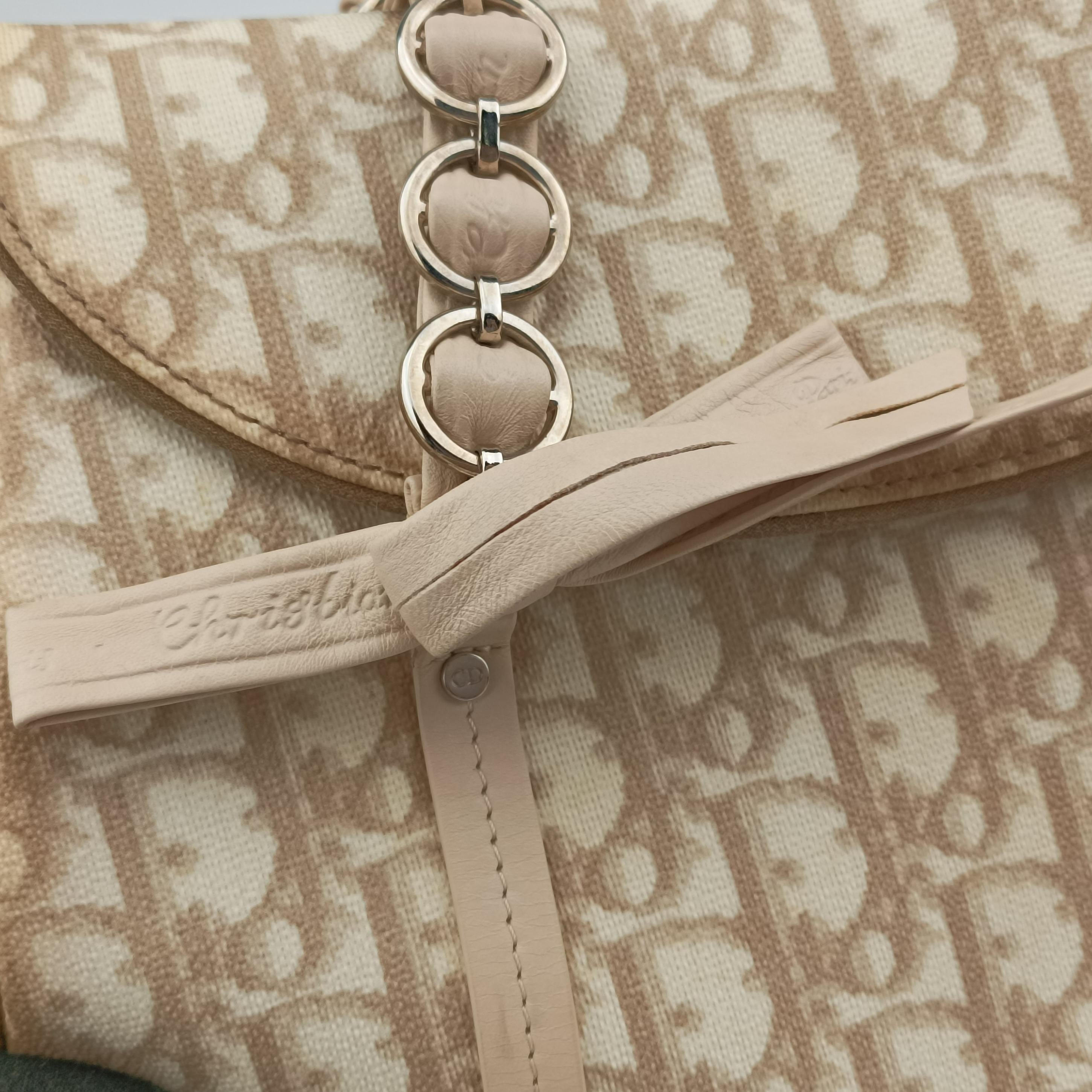 Romantique Trotter Beigex White PVC coated canvas 03-RU-0037ロマンティックトロッター ベージュ×ホワイト PVCコーティングキャンバス 03-RU-0037