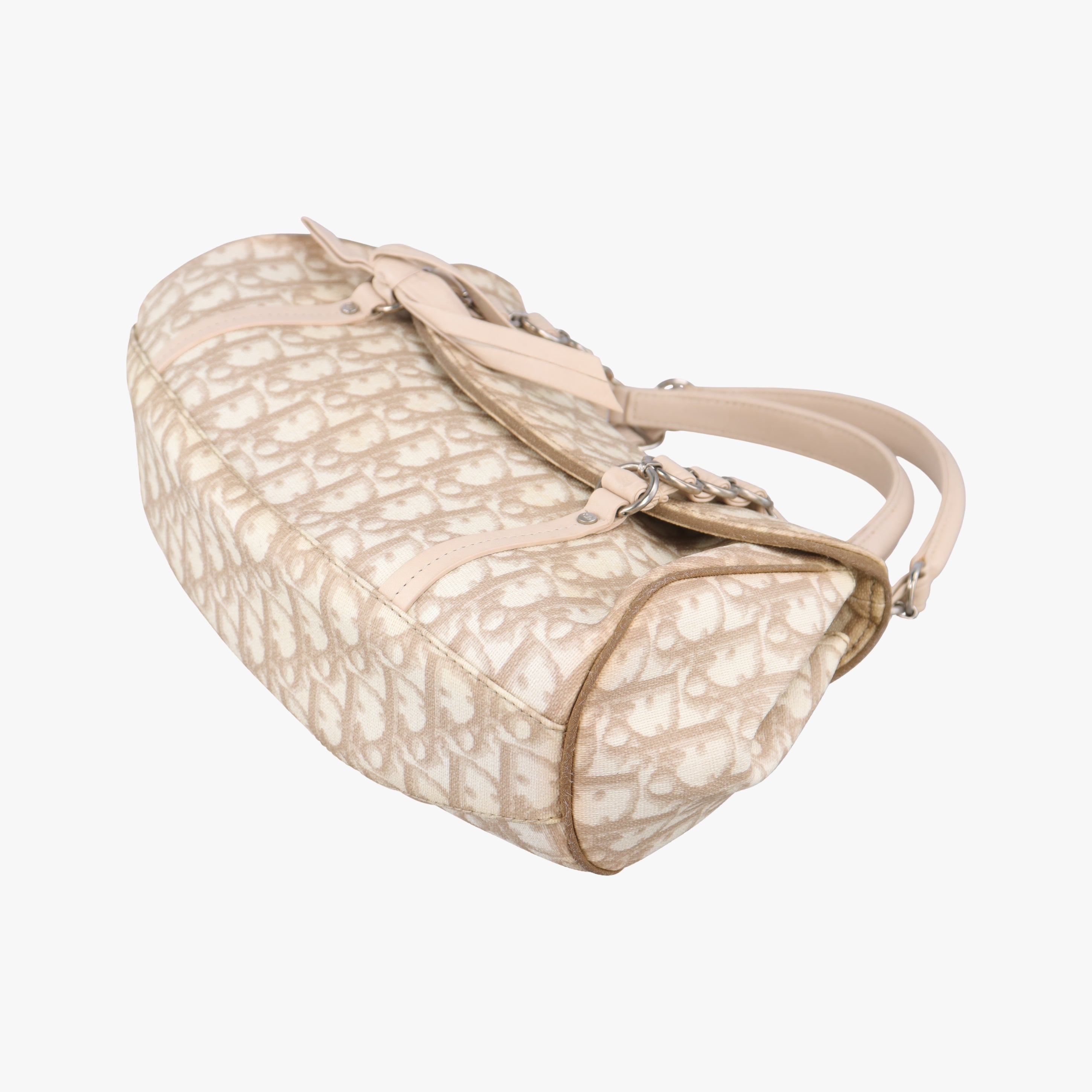 Romantique Trotter Beigex White PVC coated canvas 03-RU-0037ロマンティックトロッター ベージュ×ホワイト PVCコーティングキャンバス 03-RU-0037