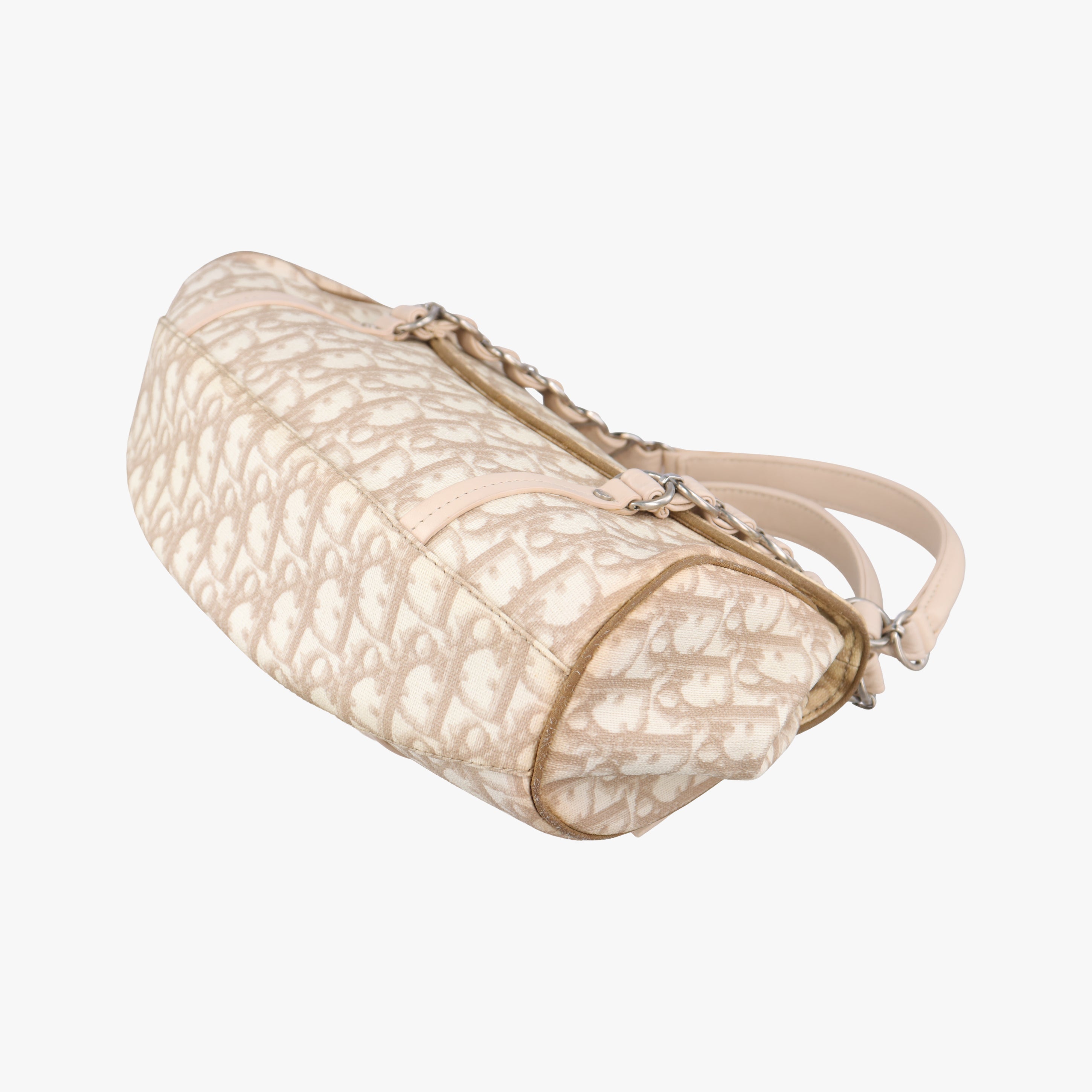 Romantique Trotter Beigex White PVC coated canvas 03-RU-0037ロマンティックトロッター ベージュ×ホワイト PVCコーティングキャンバス 03-RU-0037