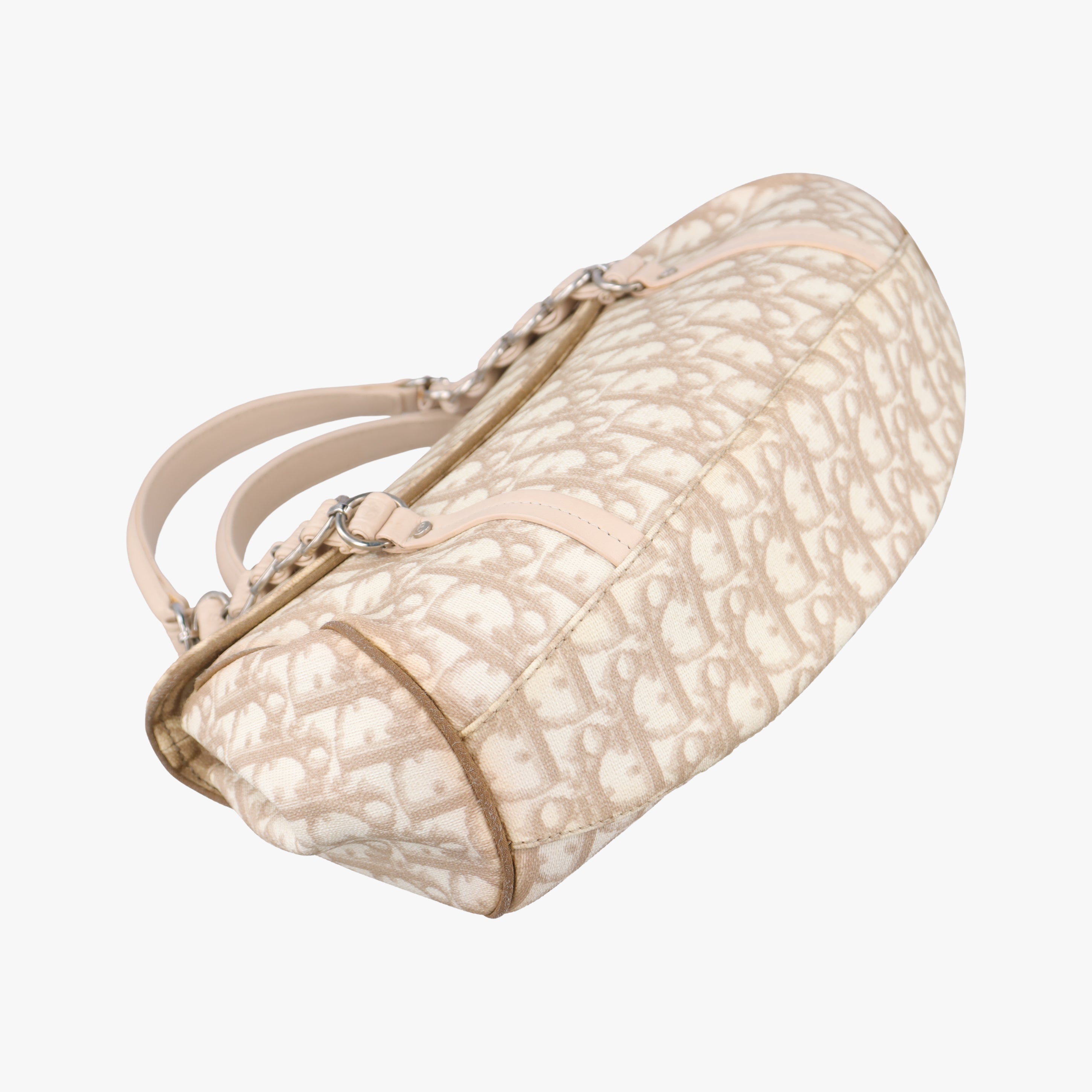 Romantique Trotter Beigex White PVC coated canvas 03-RU-0037ロマンティックトロッター ベージュ×ホワイト PVCコーティングキャンバス 03-RU-0037