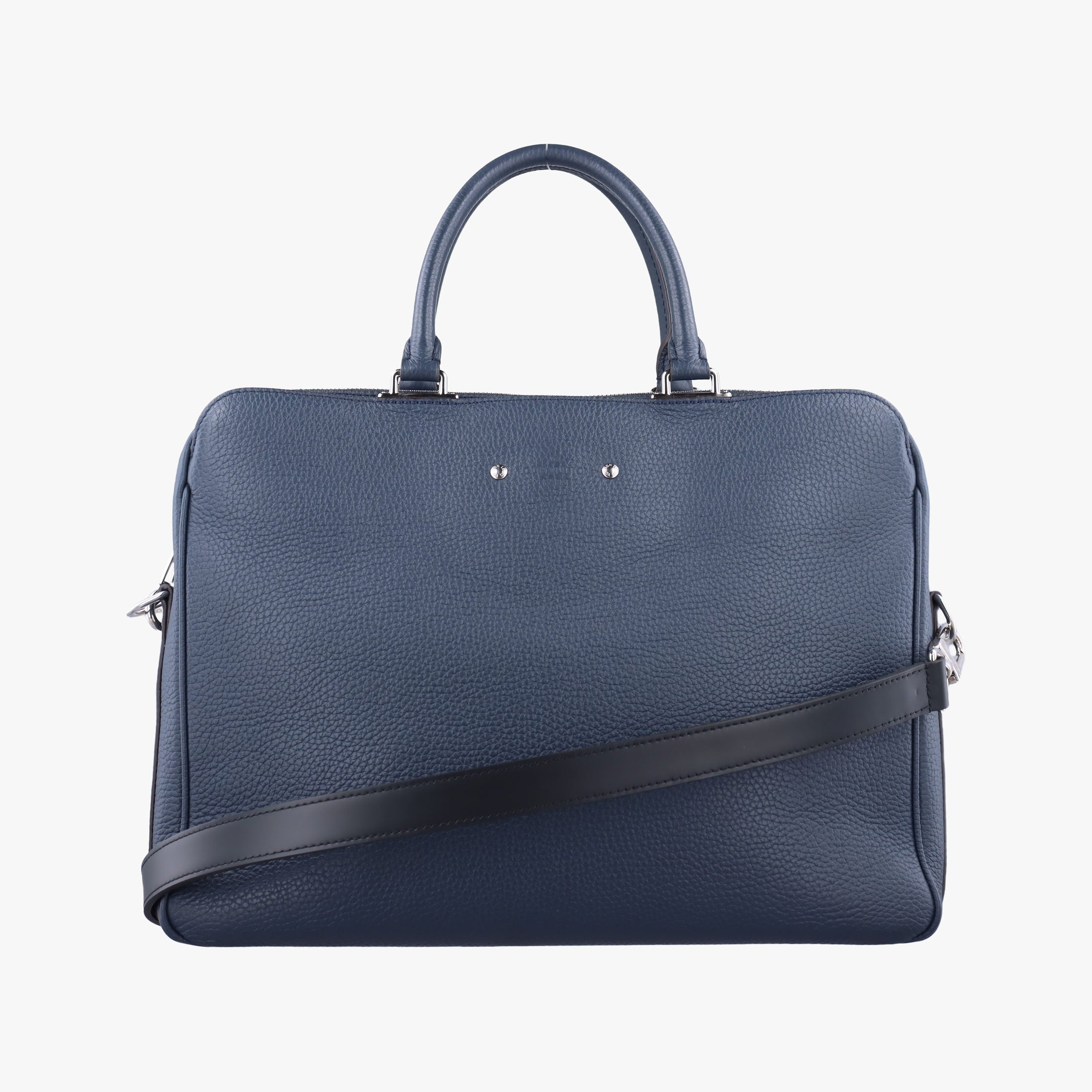 Armand Briefcase MM NAVY Taurillon leather M54380 IC Chipアルマンド ブリーフケース MM ネイビー トリヨンレザー M54380 ICチップ