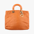 Soft Lady Dior orange lambskin 194-BM-1017ソフト レディディオール オレンジ ラムスキン 194-BM-1017